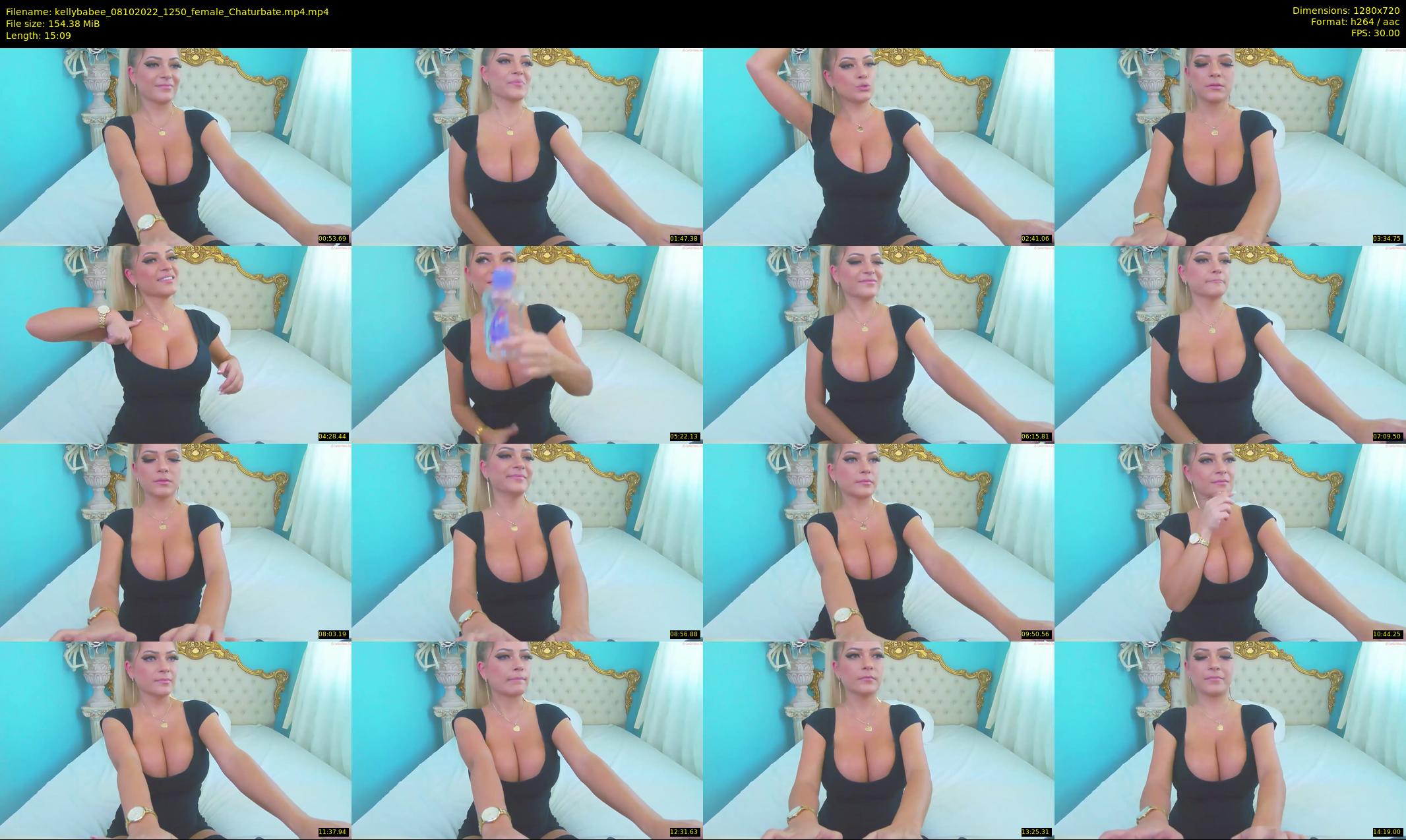 kellybabee — 16 minute Chaturbate female cam show recording, 720p, Oct 8, 2022