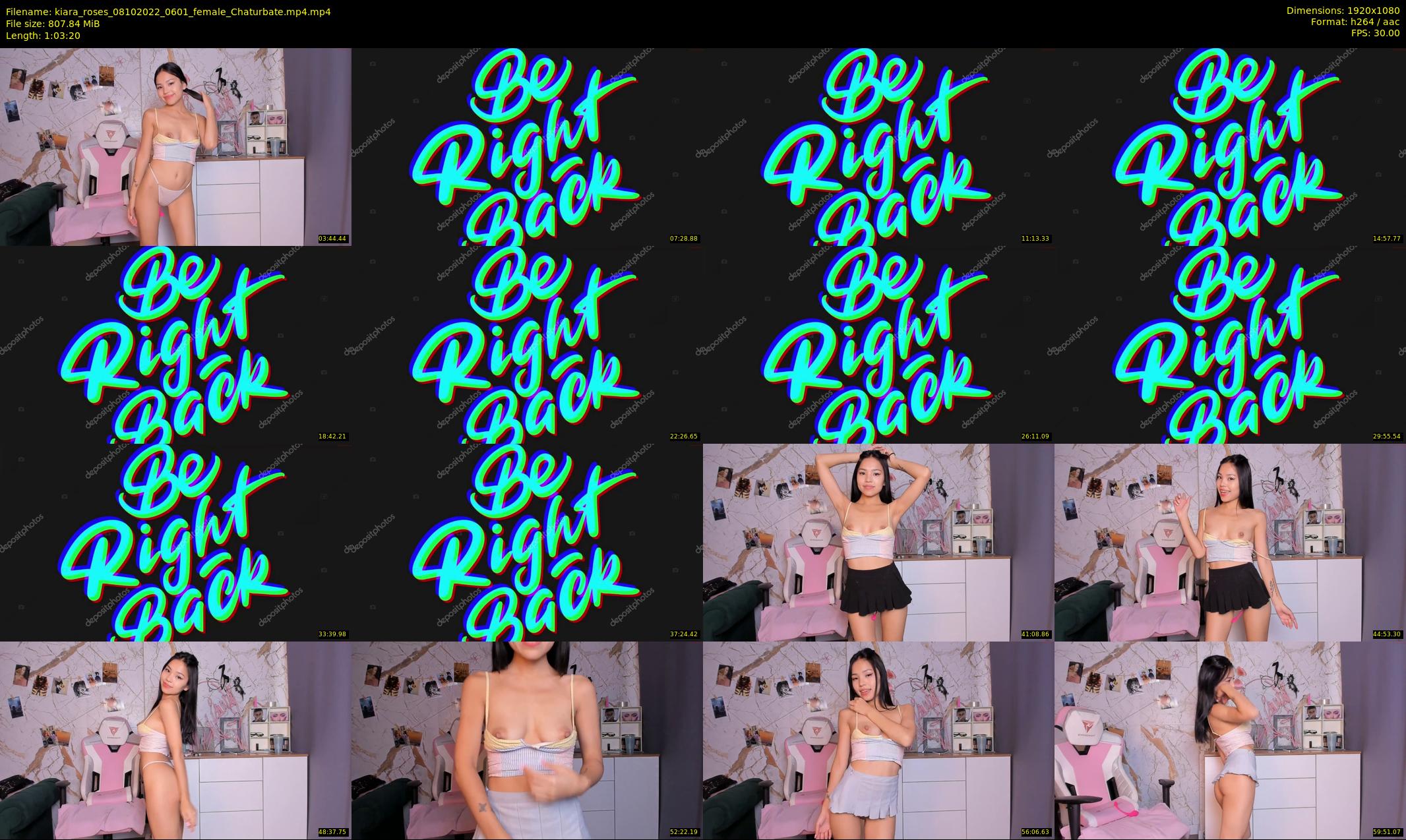 kiara_roses — 64 minute Chaturbate female cam show recording, 1080p, Oct 8, 2022