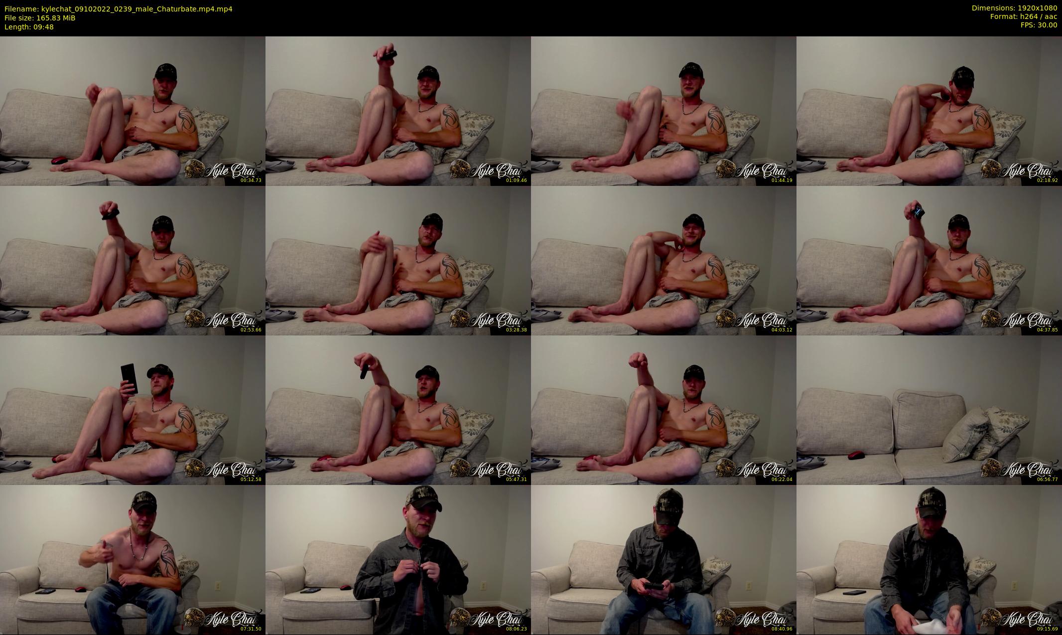 kylechat — 10 minute Chaturbate male cam show recording, 1080p, Oct 9, 2022