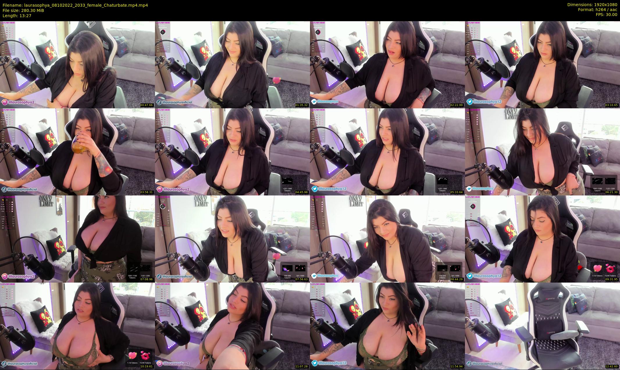 laurasophya — 14 minute Chaturbate female cam show recording, 1080p, Oct 8, 2022