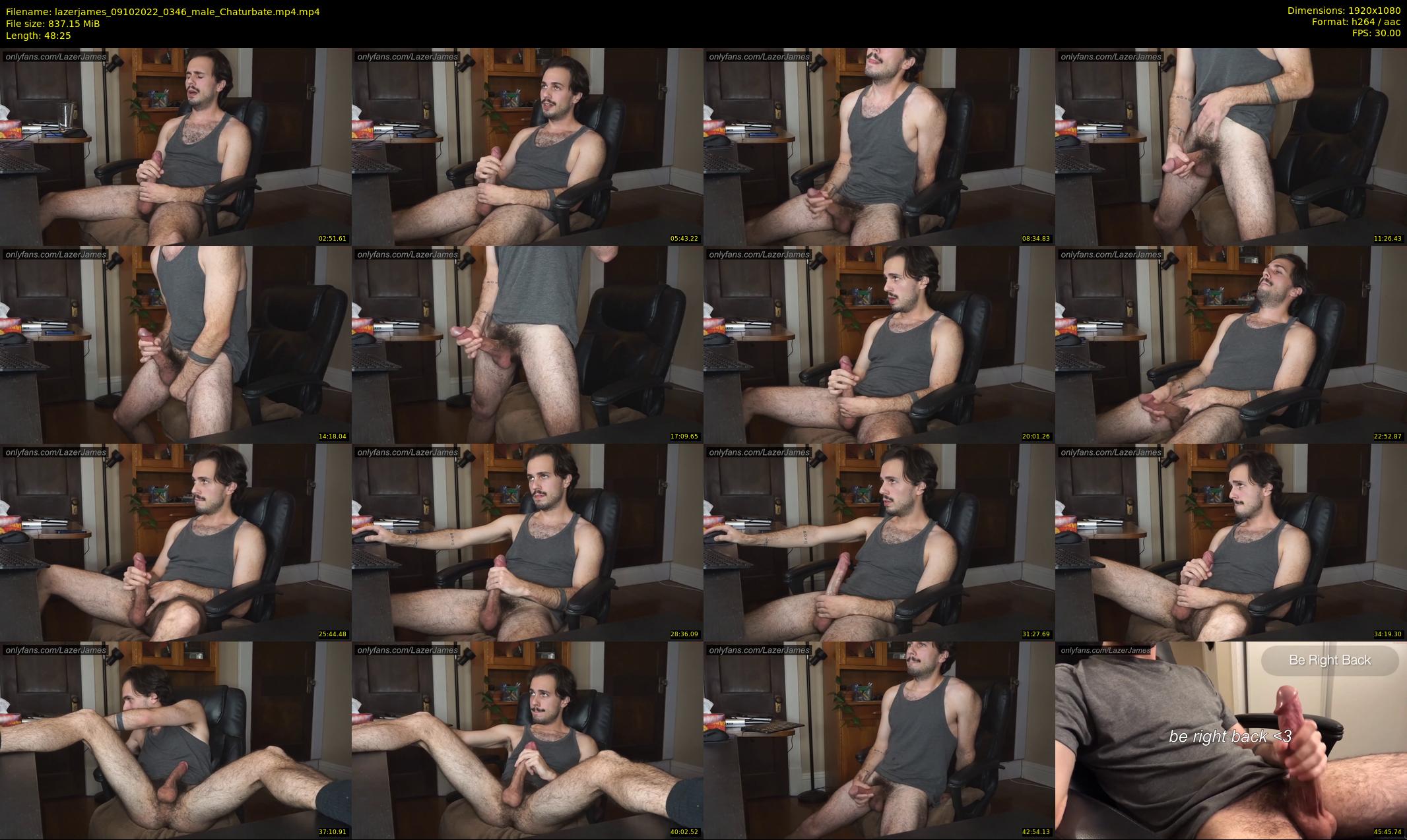 lazerjames — 49 minute Chaturbate male cam show recording, 1080p, Oct 9, 2022