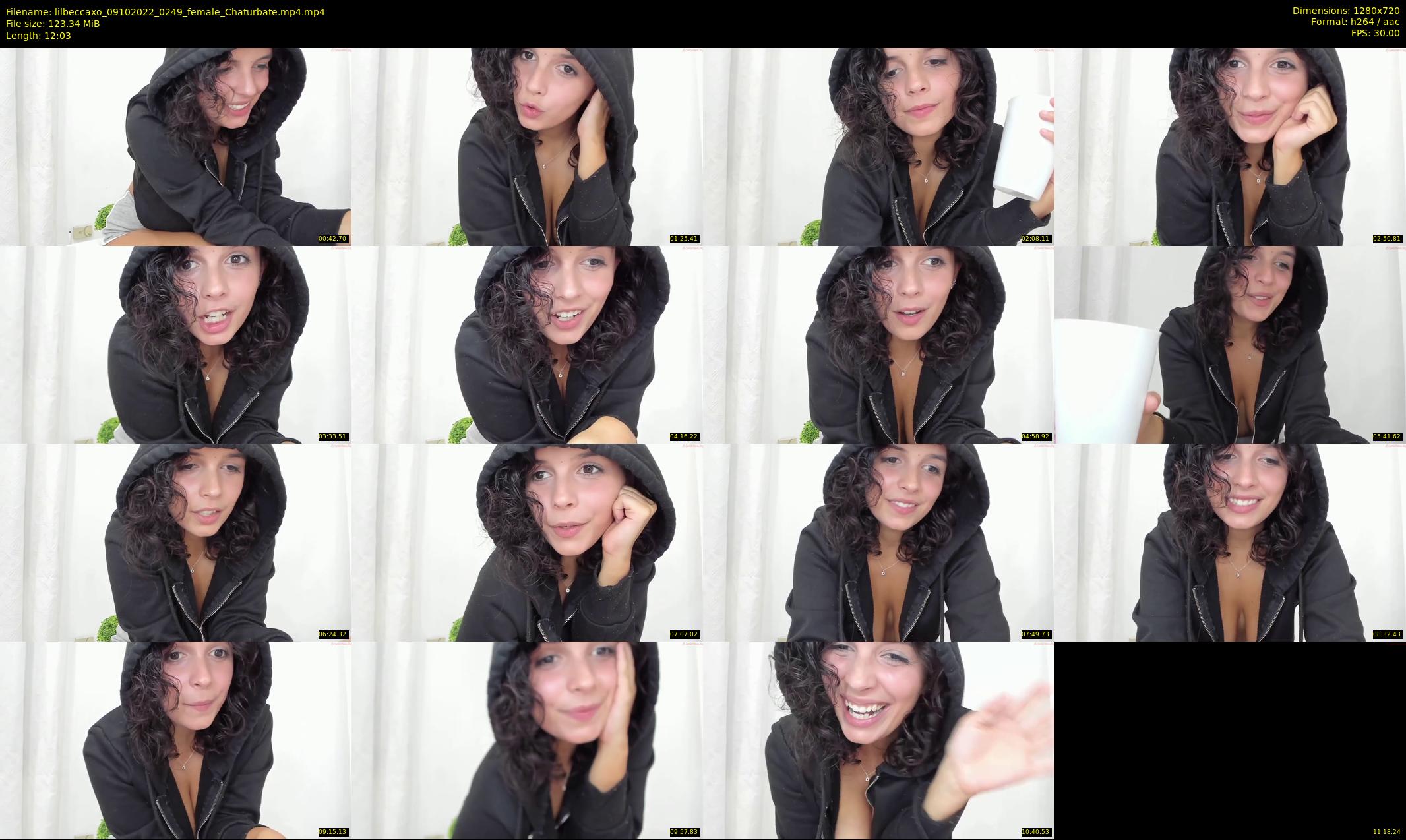 lilbeccaxo — 13 minute Chaturbate female cam show recording, 720p, Oct 9, 2022