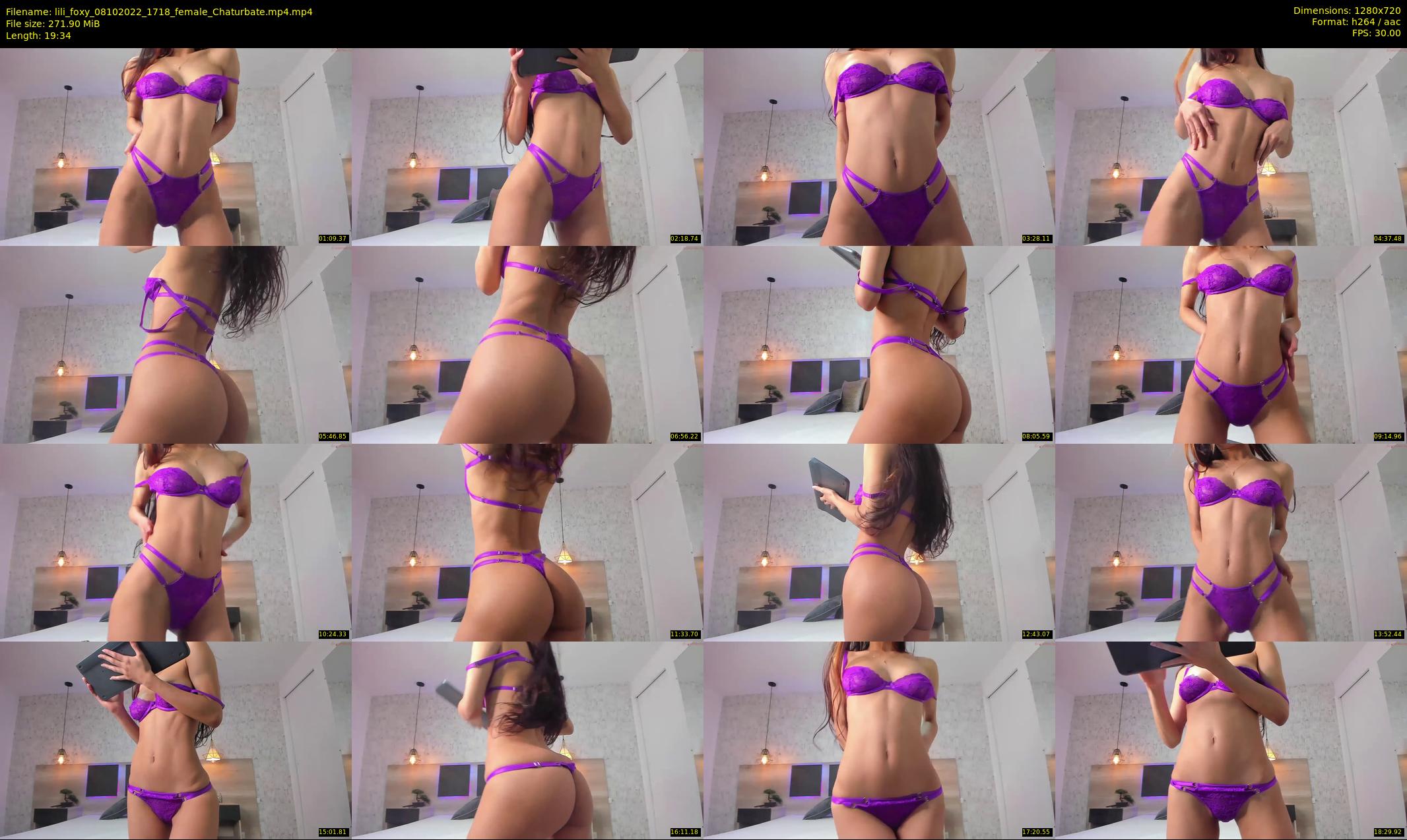 lili_foxy — 20 minute Chaturbate female cam show recording, 720p, Oct 8, 2022