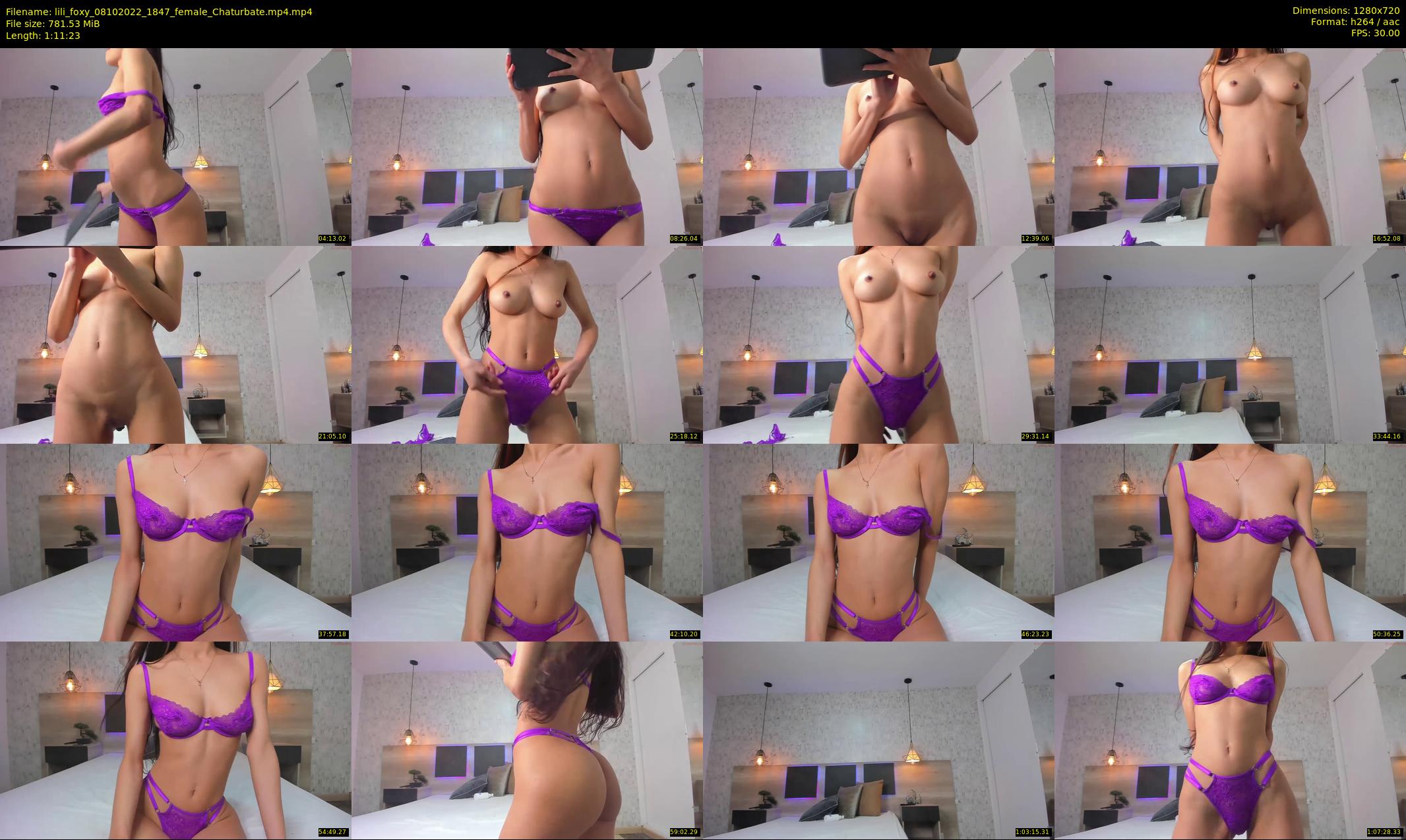 lili_foxy — 72 minute Chaturbate female cam show recording, 720p, Oct 8, 2022