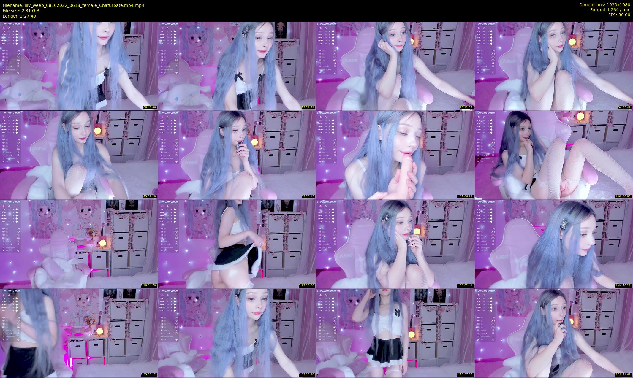 lily_weep — 148 minute Chaturbate female cam show recording, 1080p, Oct 8, 2022
