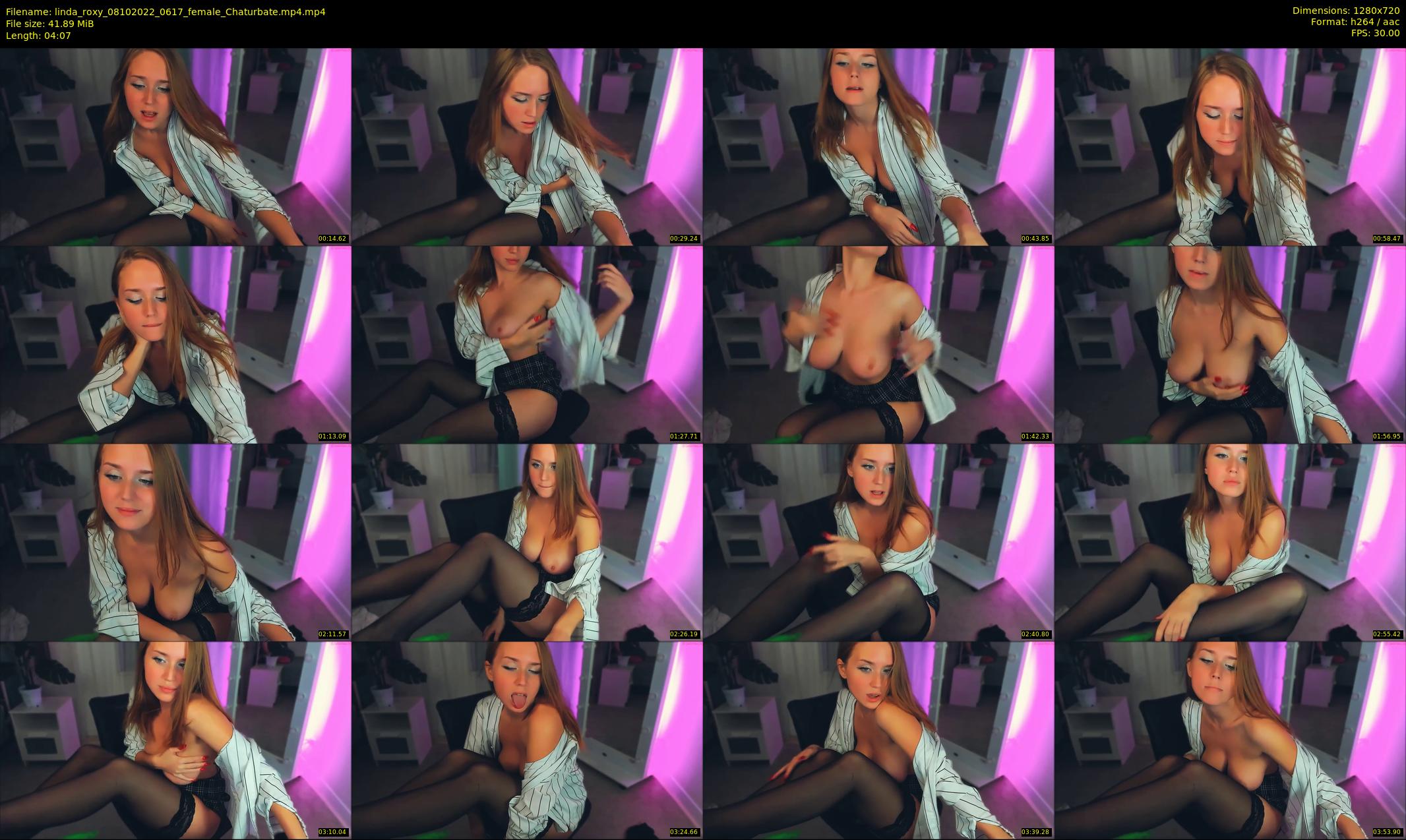 linda_roxy — 5 minute Chaturbate female cam show recording, 720p, Oct 8, 2022