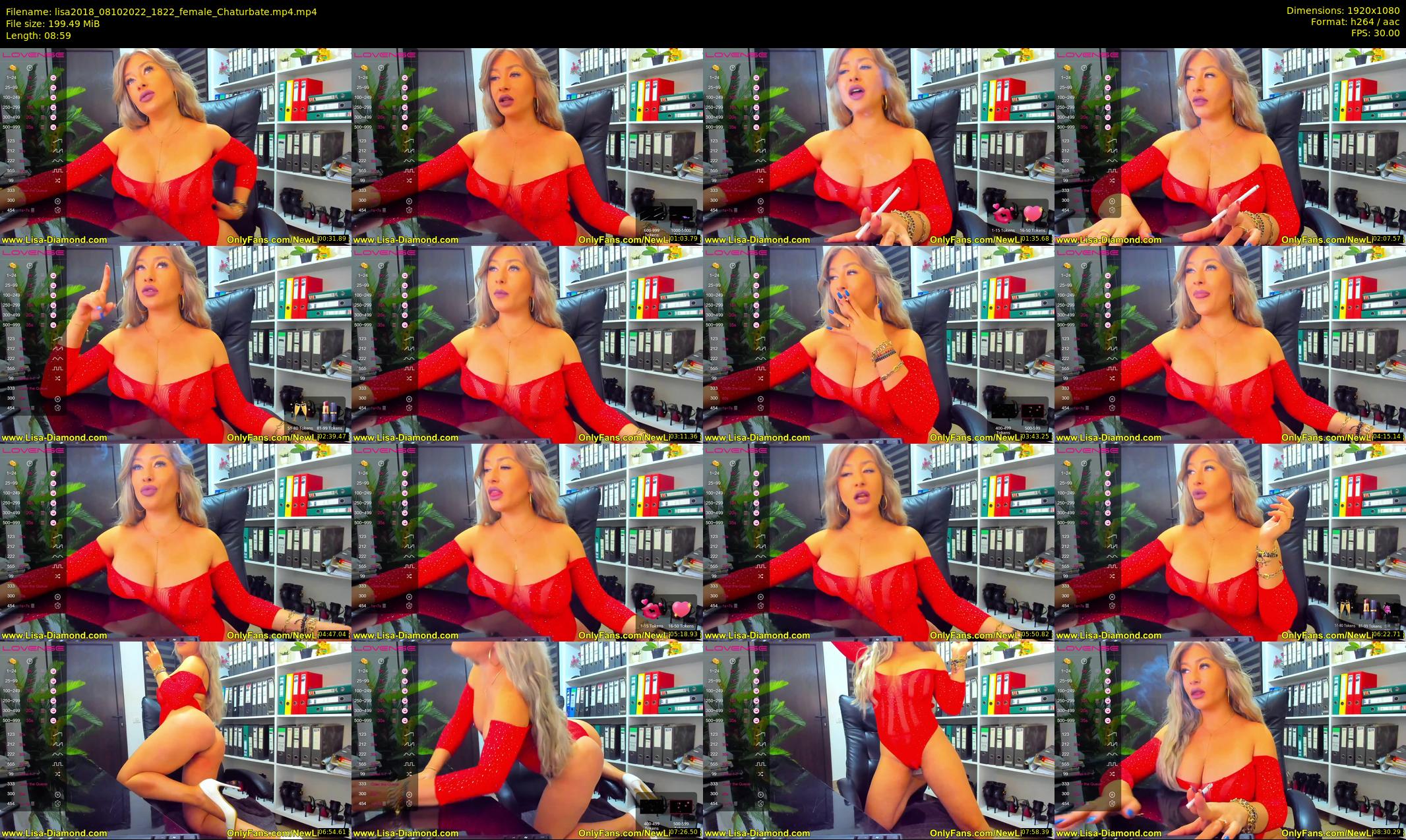 lisa2018 — 9 minute Chaturbate female cam show recording, 1080p, Oct 8, 2022
