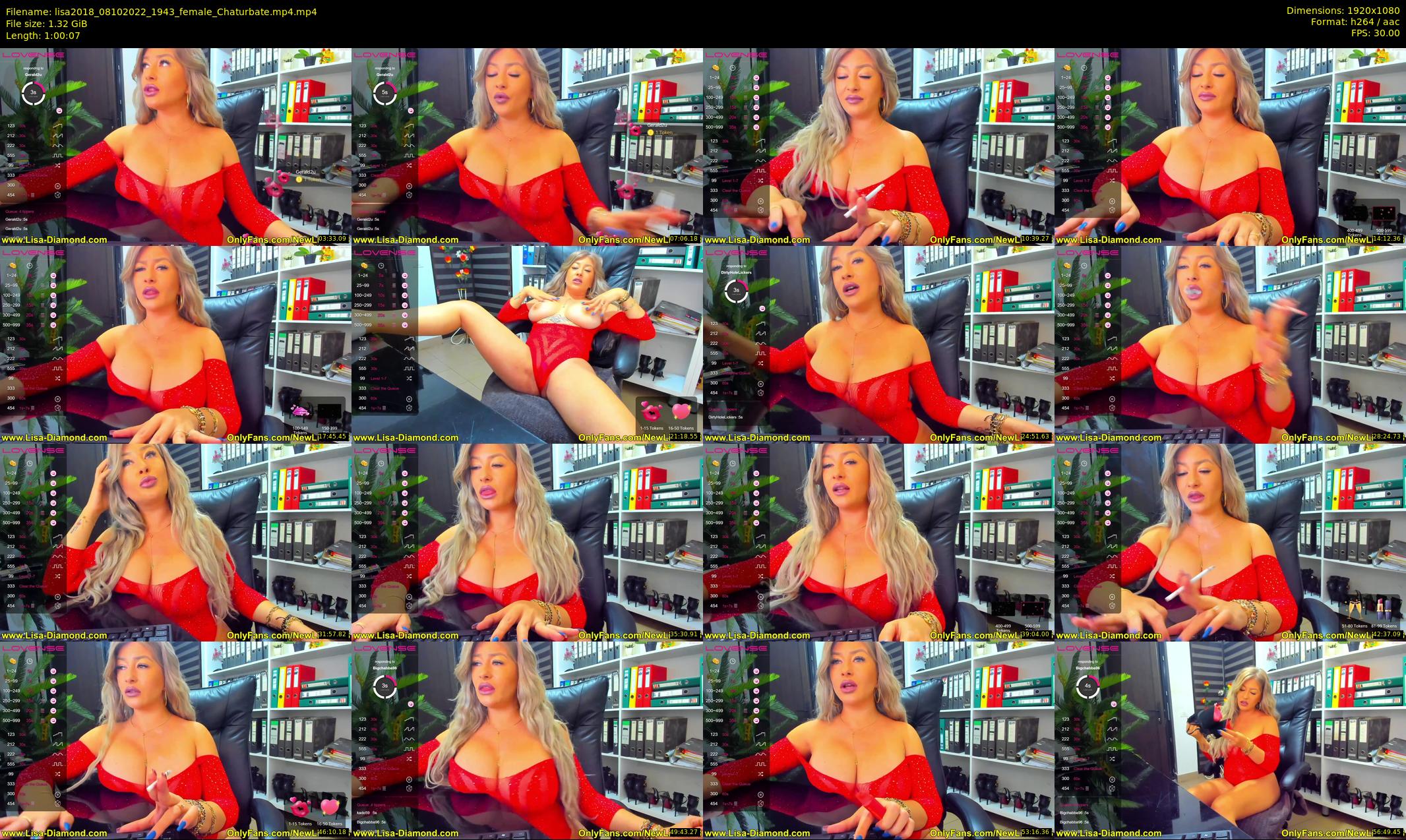 lisa2018 — 61 minute Chaturbate female cam show recording, 1080p, Oct 8, 2022