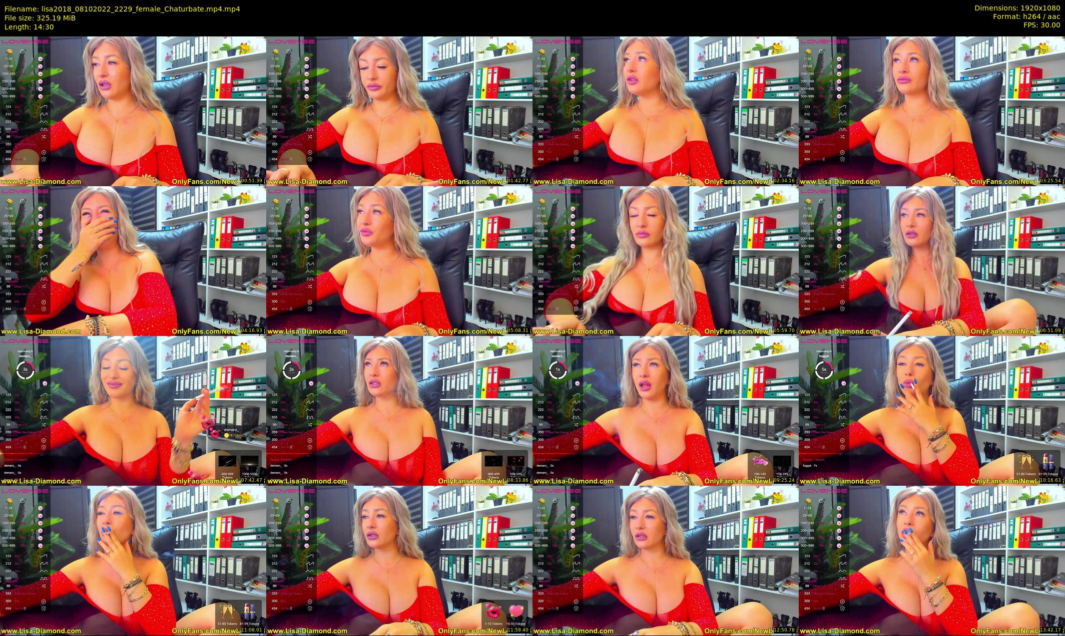 lisa2018 — 15 minute Chaturbate female cam show recording, 1080p, Oct 8, 2022