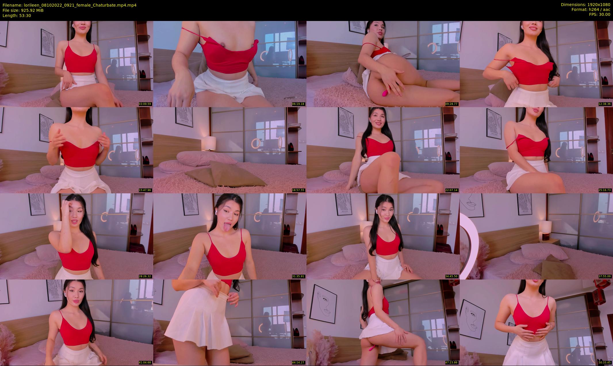 lorileen — 54 minute Chaturbate female cam show recording, 1080p, Oct 8, 2022