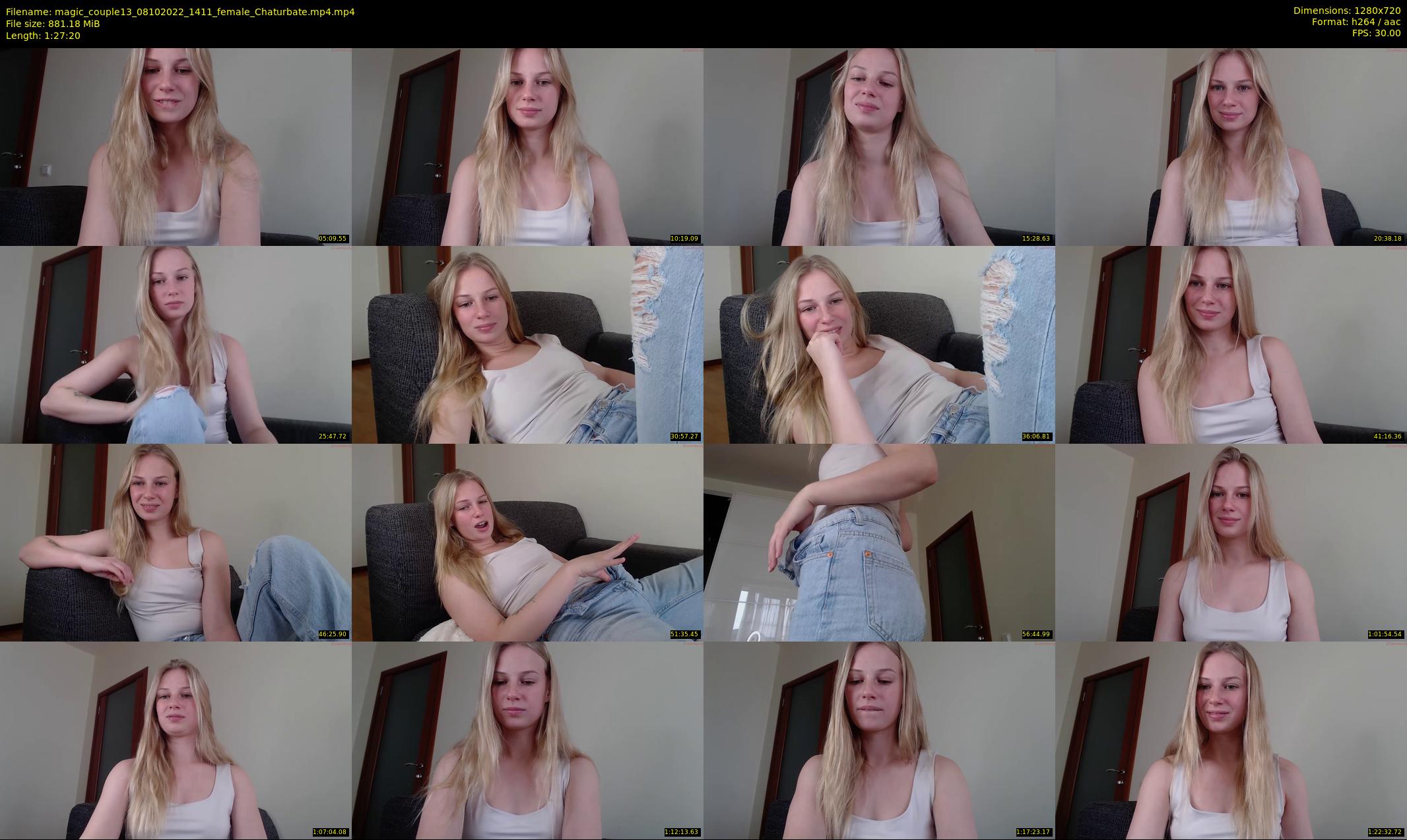 magic_couple13 — 88 minute Chaturbate couple cam show recording, 720p, Oct 8, 2022
