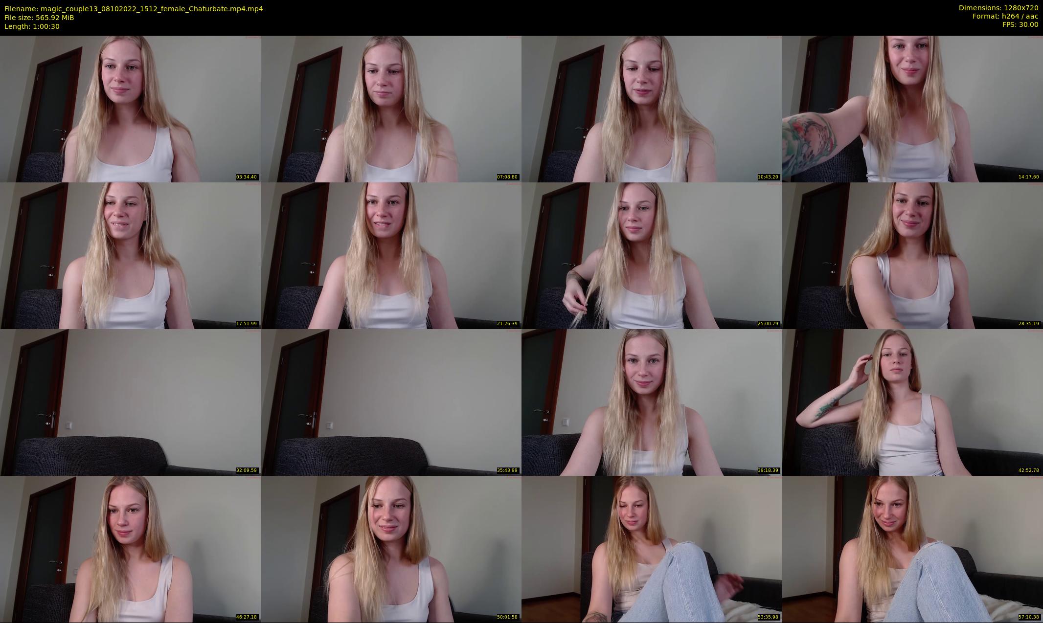 magic_couple13 — 61 minute Chaturbate couple cam show recording, 720p, Oct 8, 2022