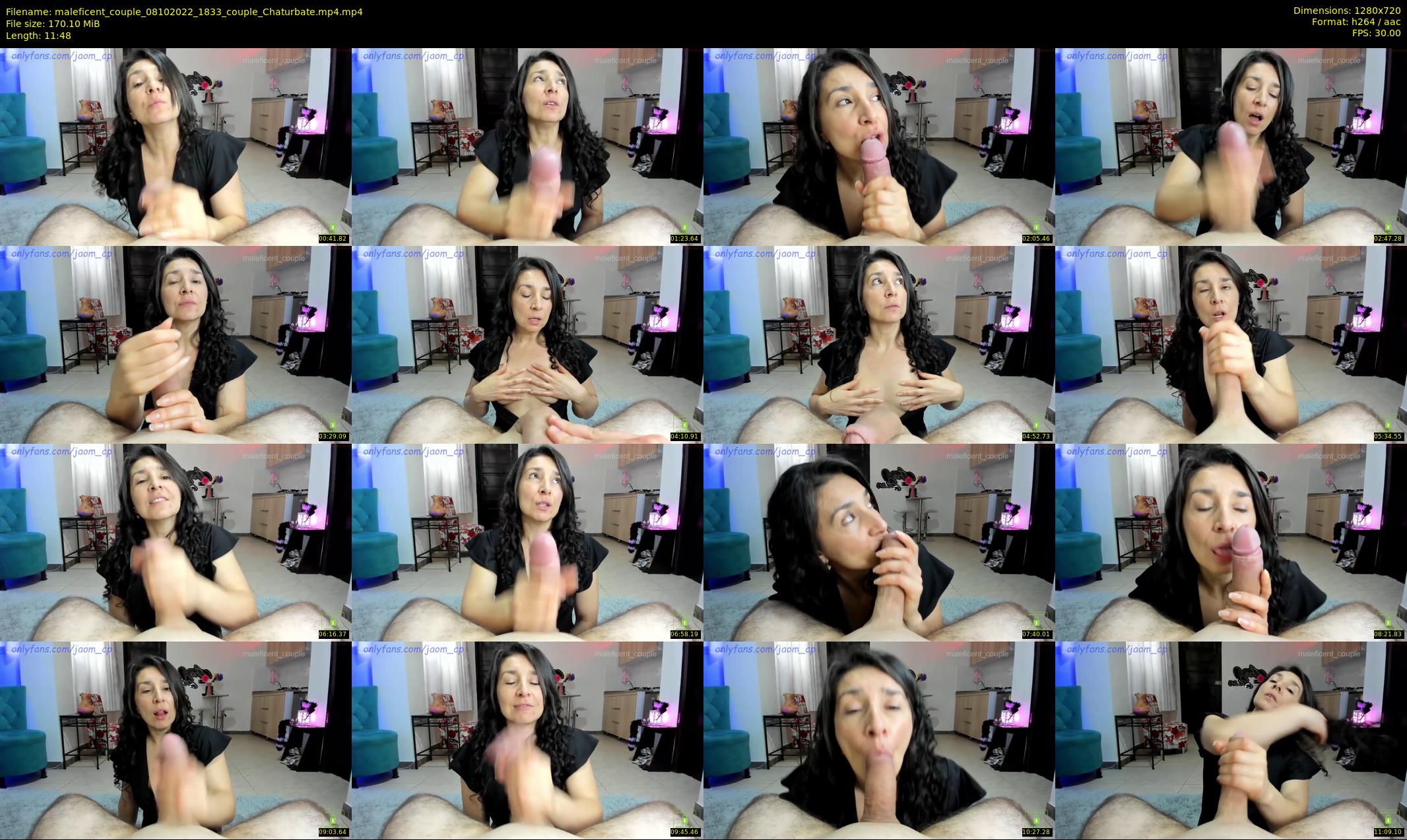 maleficent_couple — 12 minute Chaturbate couple cam show recording, 720p, Oct 8, 2022