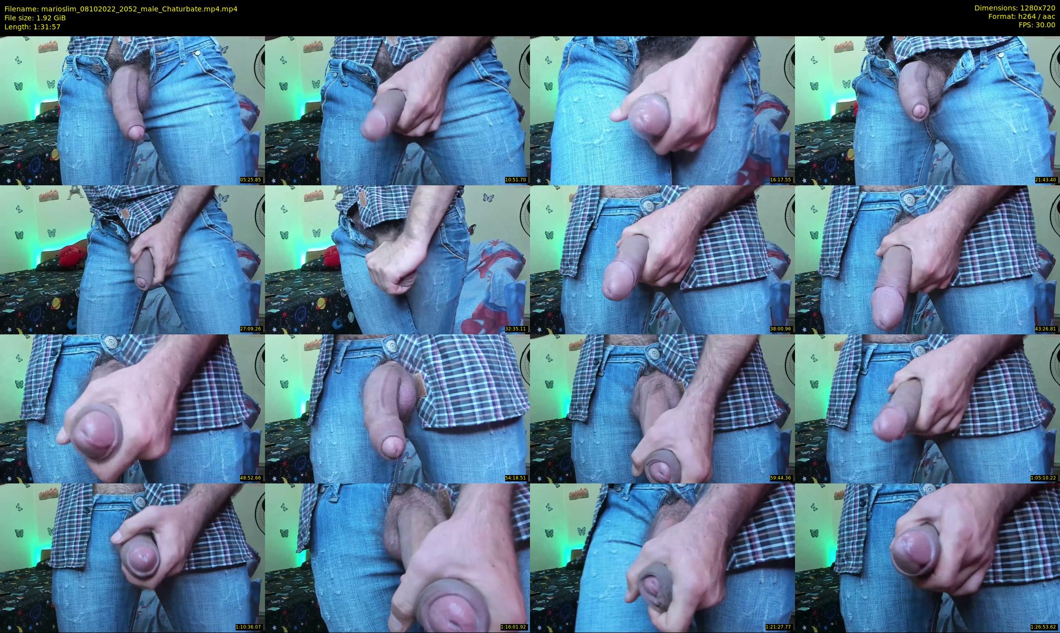 marioslim — 92 minute Chaturbate male cam show recording, 720p, Oct 8, 2022