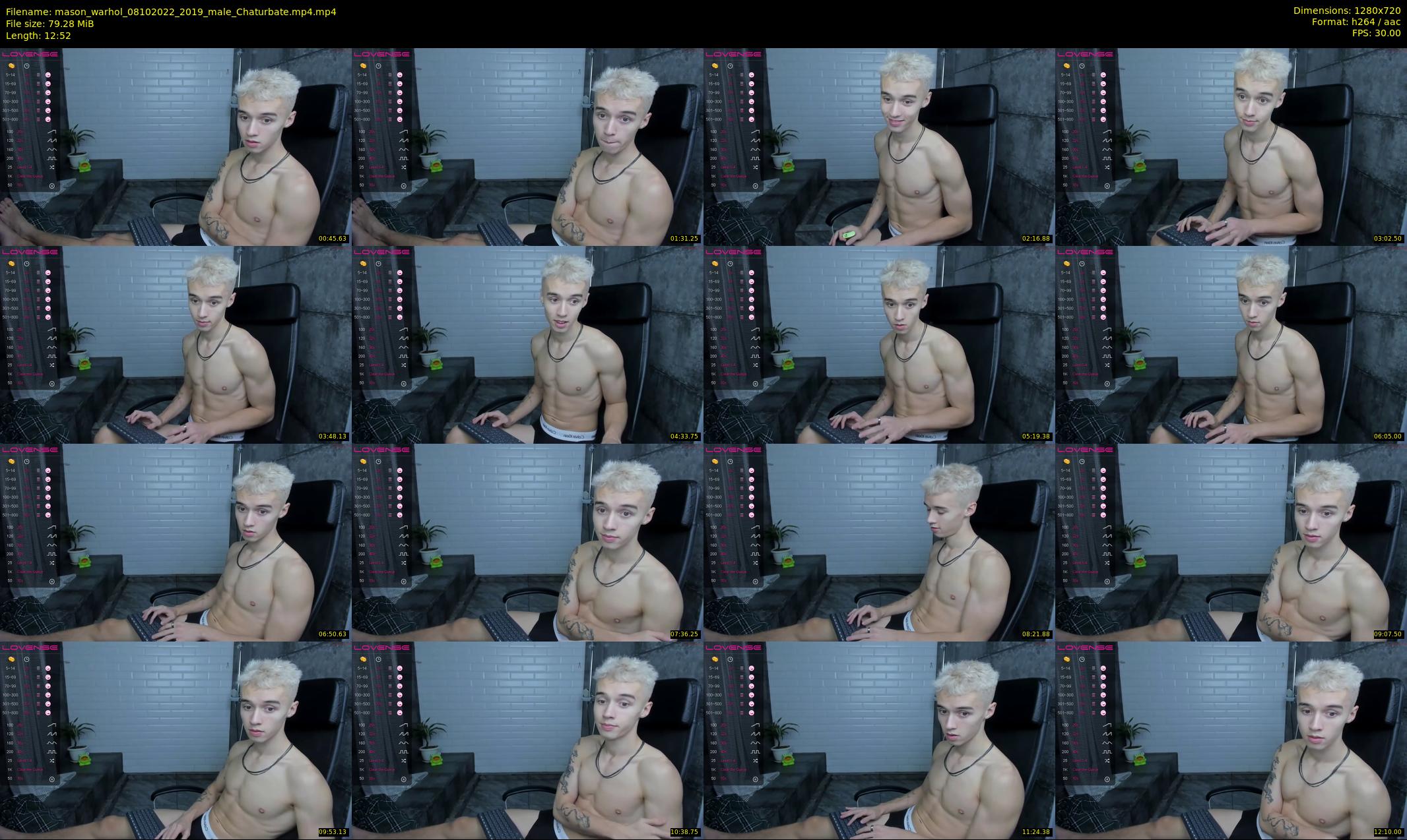 mason_warhol — 13 minute Chaturbate male cam show recording, 720p, Oct 8, 2022