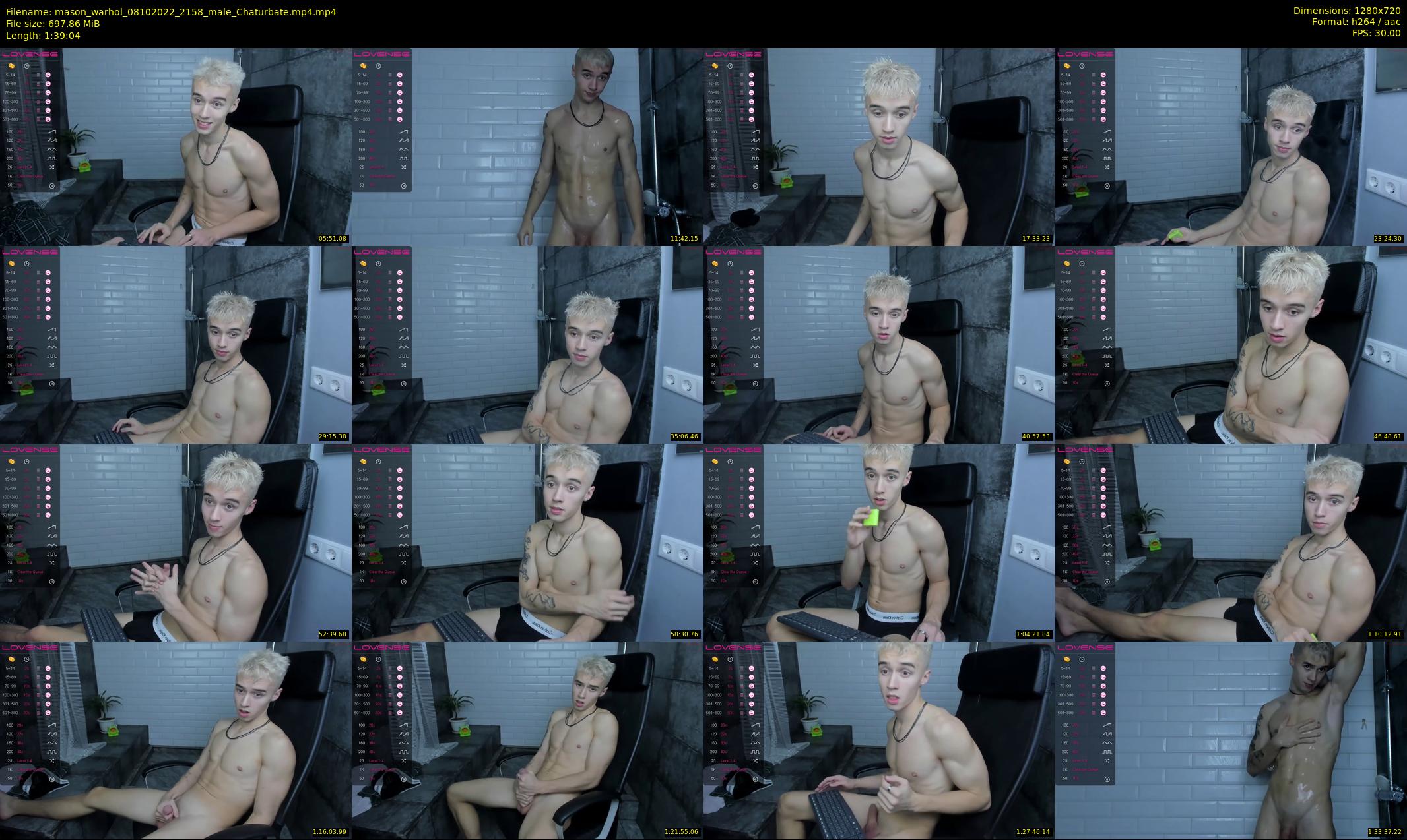mason_warhol — 100 minute Chaturbate male cam show recording, 720p, Oct 8, 2022