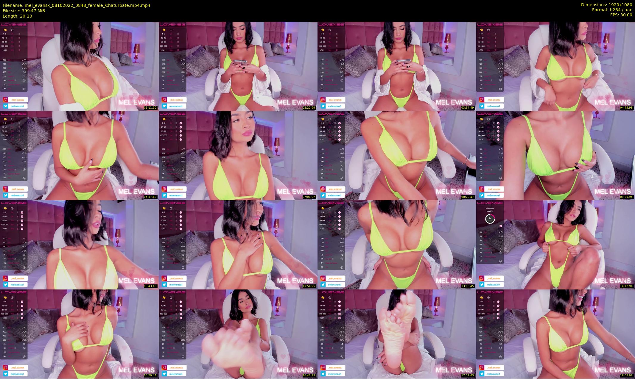 mel_evansx — 21 minute Chaturbate female cam show recording, 1080p, Oct 8, 2022