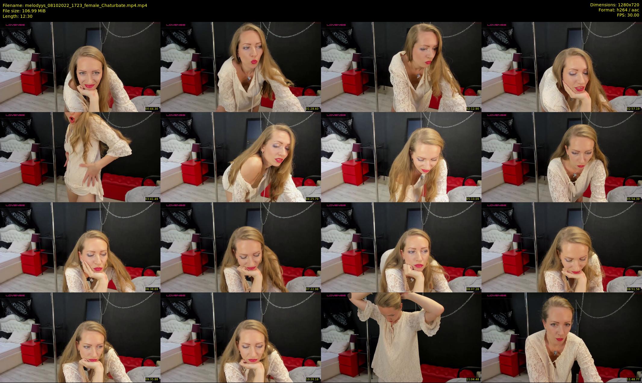 melodyys — 13 minute Chaturbate female cam show recording, 720p, Oct 8, 2022