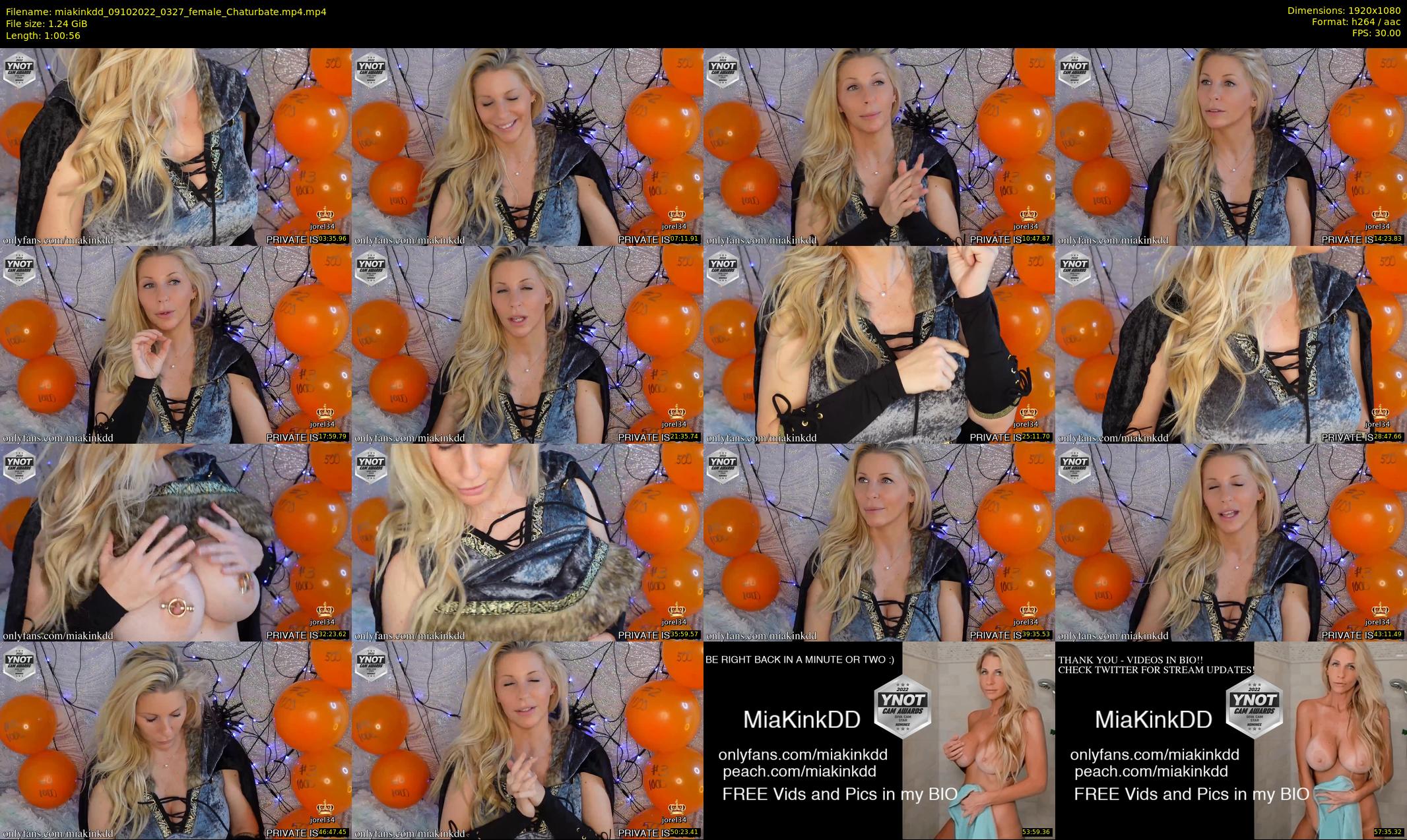 miakinkdd — 61 minute Chaturbate female cam show recording, 1080p, Oct 9, 2022