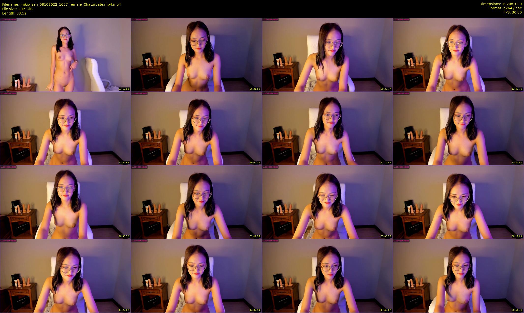 mikio_san — 54 minute Chaturbate female cam show recording, 1080p, Oct 8, 2022