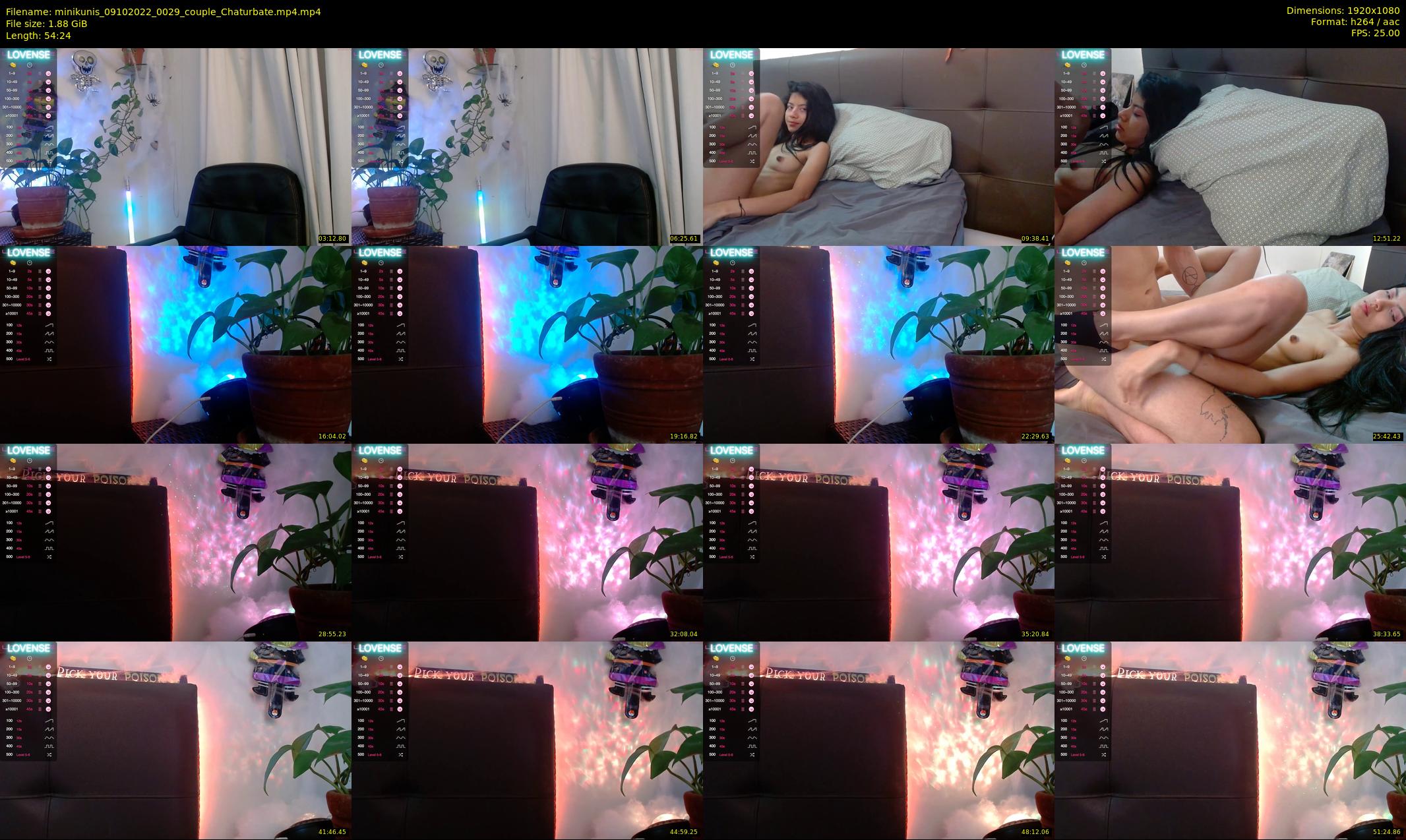 minikunis — 55 minute Chaturbate couple cam show recording, 1080p, Oct 9, 2022