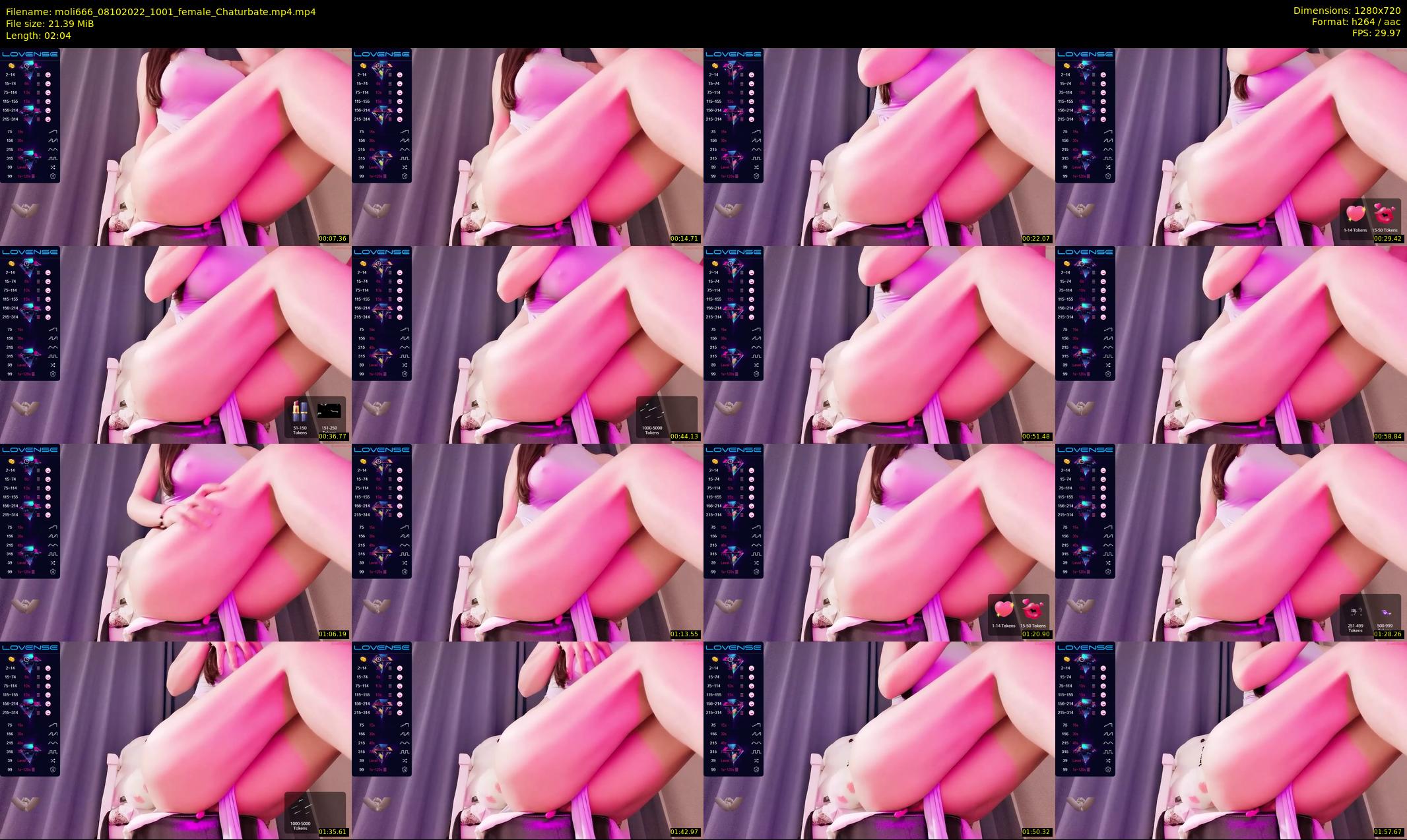 moli666 — 3 minute Chaturbate female cam show recording, 720p, Oct 8, 2022