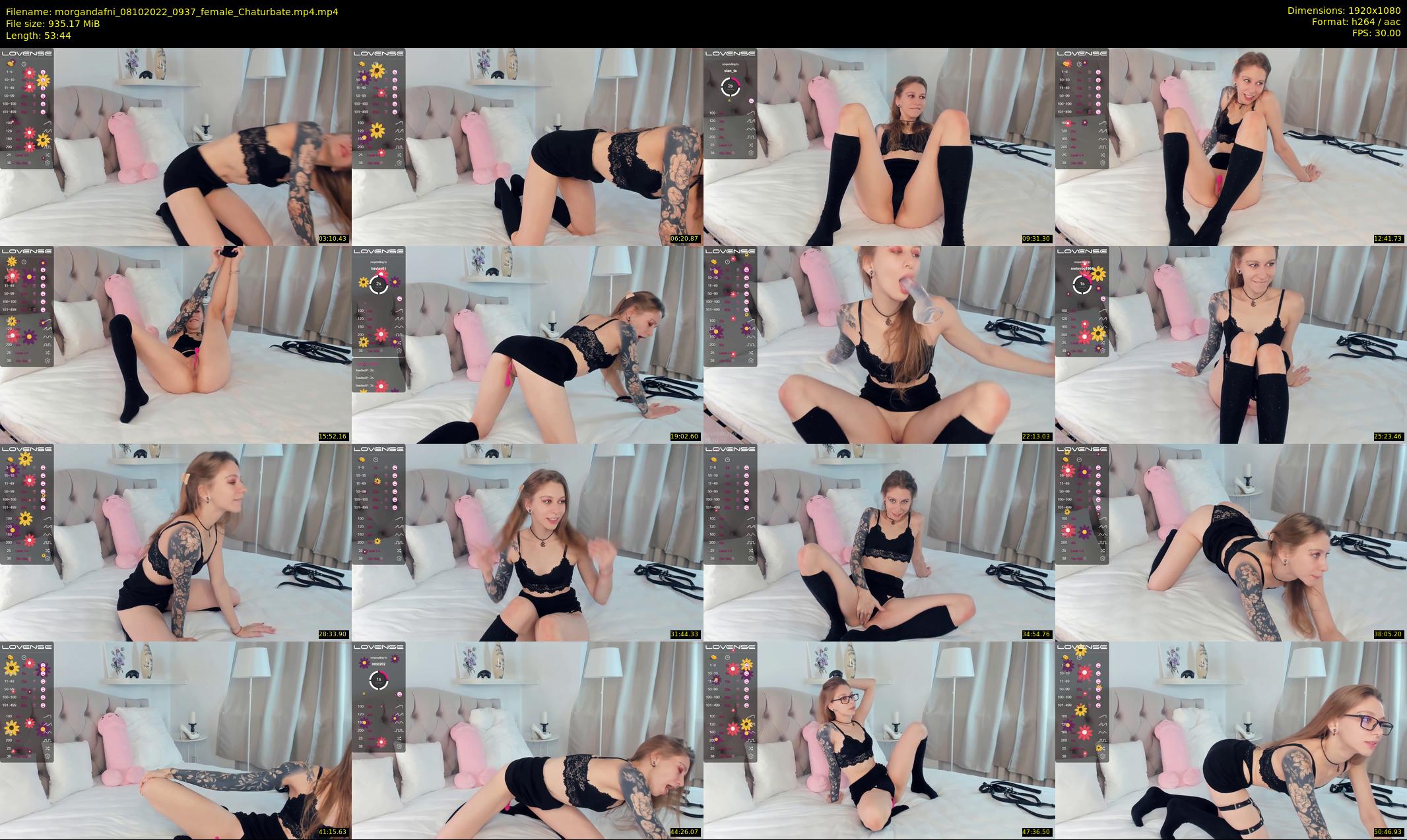 morgandafni — 54 minute Chaturbate couple cam show recording, 1080p, Oct 8, 2022