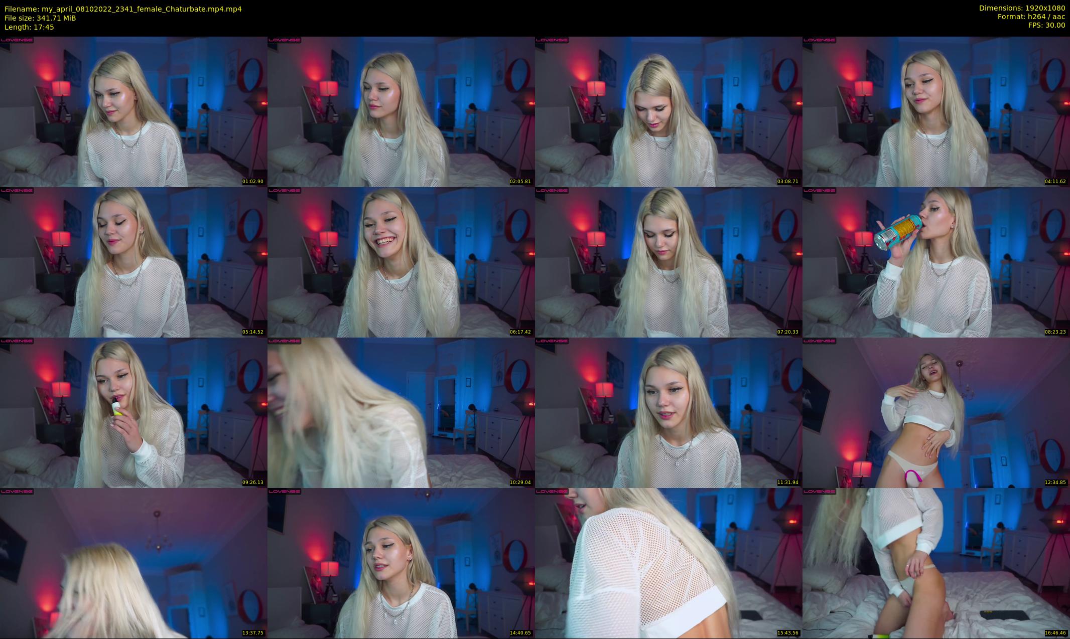 my_april — 18 minute Chaturbate female cam show recording, 1080p, Oct 8, 2022