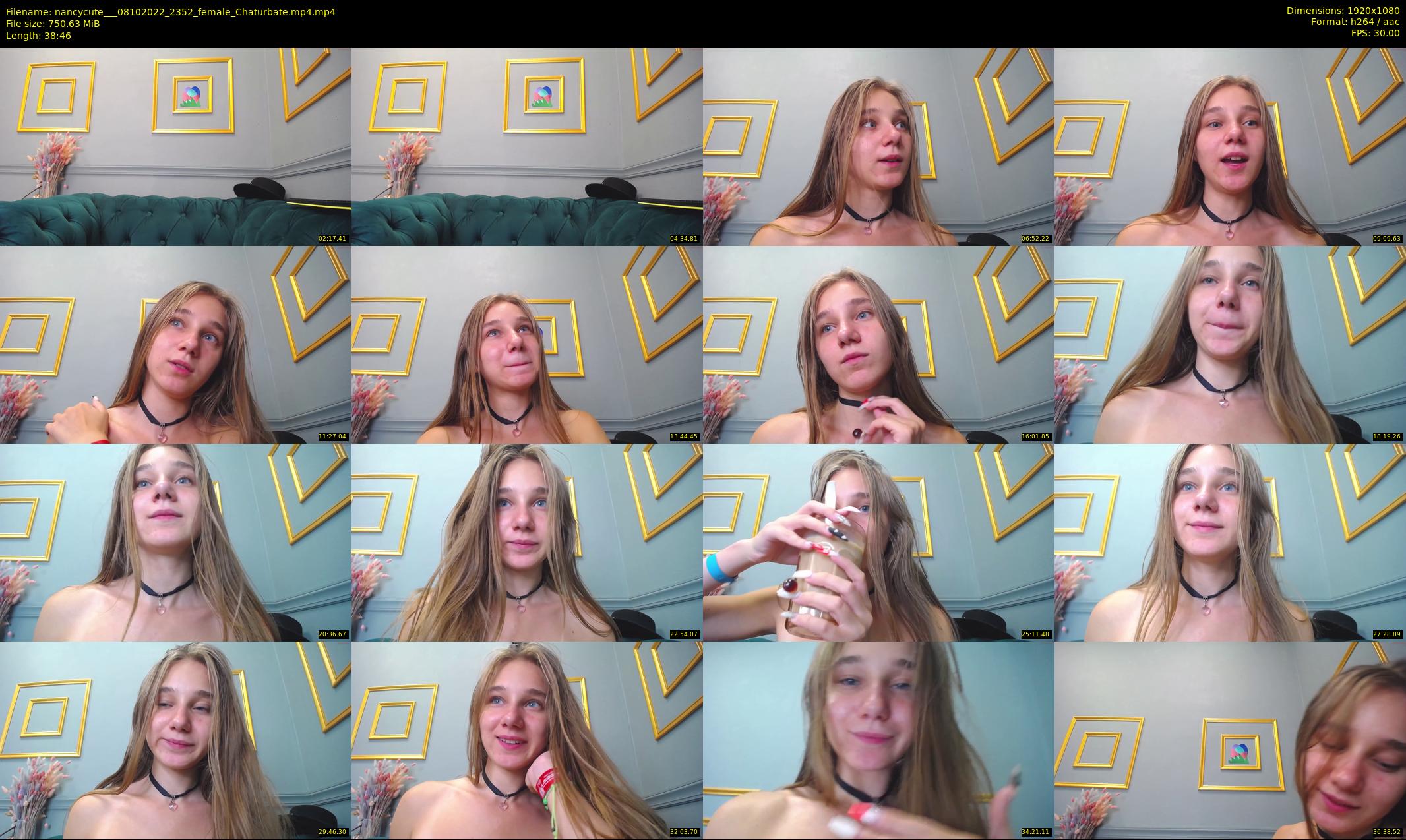 nancycute__ — 39 minute Chaturbate female cam show recording, 1080p, Oct 8, 2022