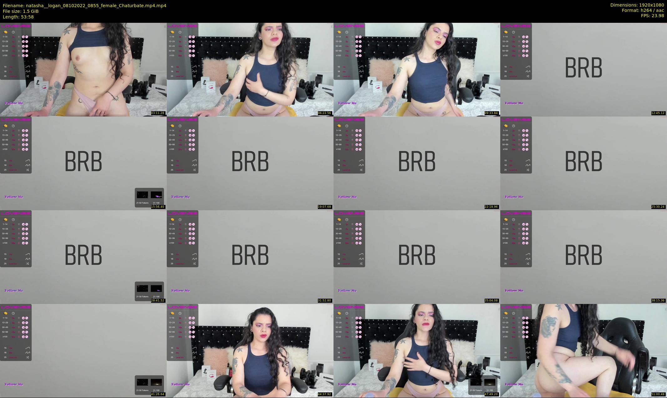 natasha__logan — 54 minute Chaturbate female cam show recording, 1080p, Oct 8, 2022