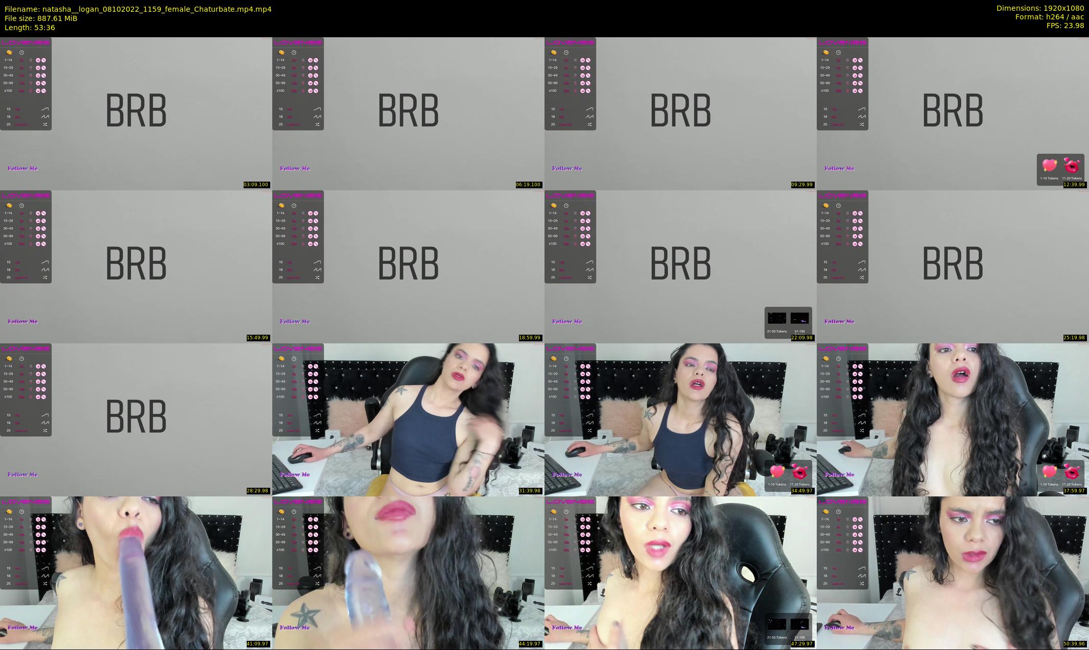 natasha__logan — 54 minute Chaturbate female cam show recording, 1080p, Oct 8, 2022