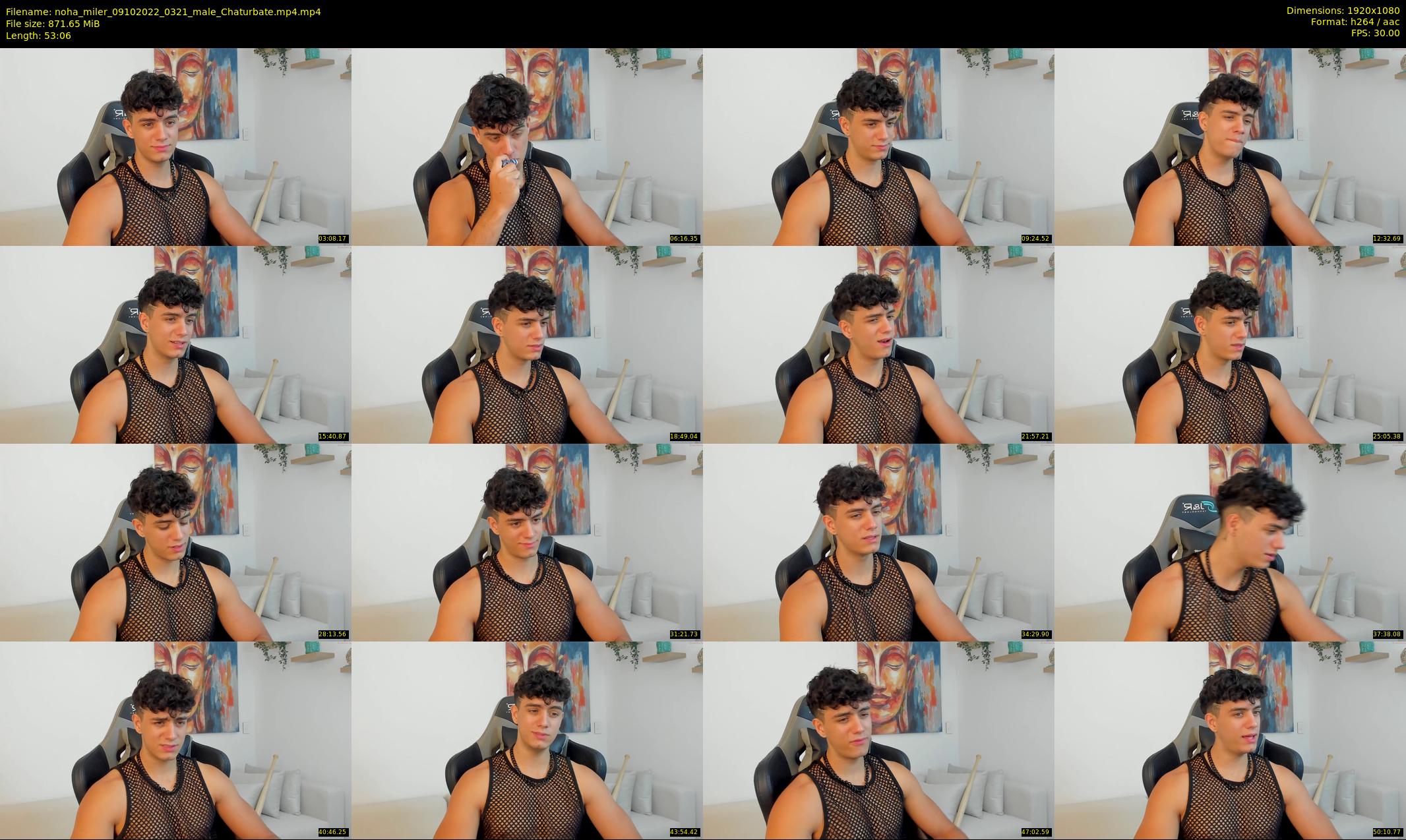 noha_miler — 54 minute Chaturbate male cam show recording, 1080p, Oct 9, 2022