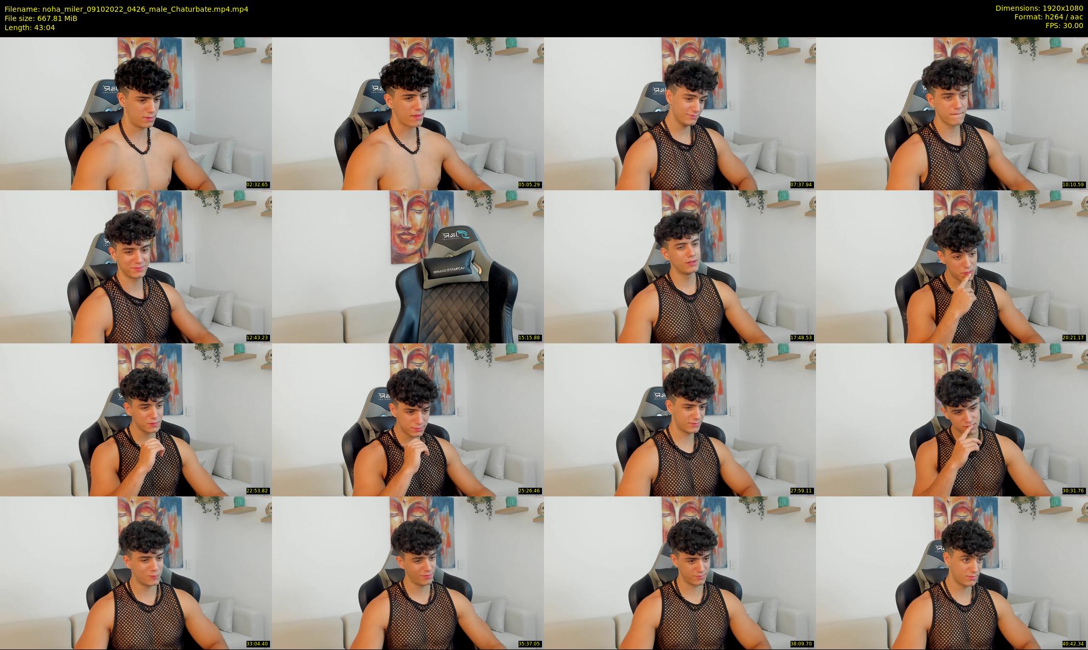 noha_miler — 44 minute Chaturbate male cam show recording, 1080p, Oct 9, 2022