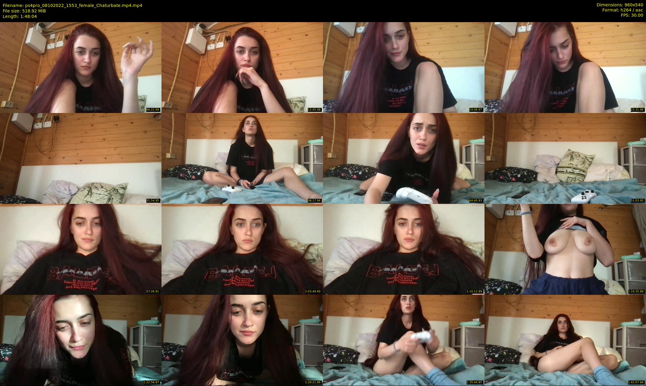 ps4pro — 109 minute Chaturbate female cam show recording, 480p, Oct 8, 2022
