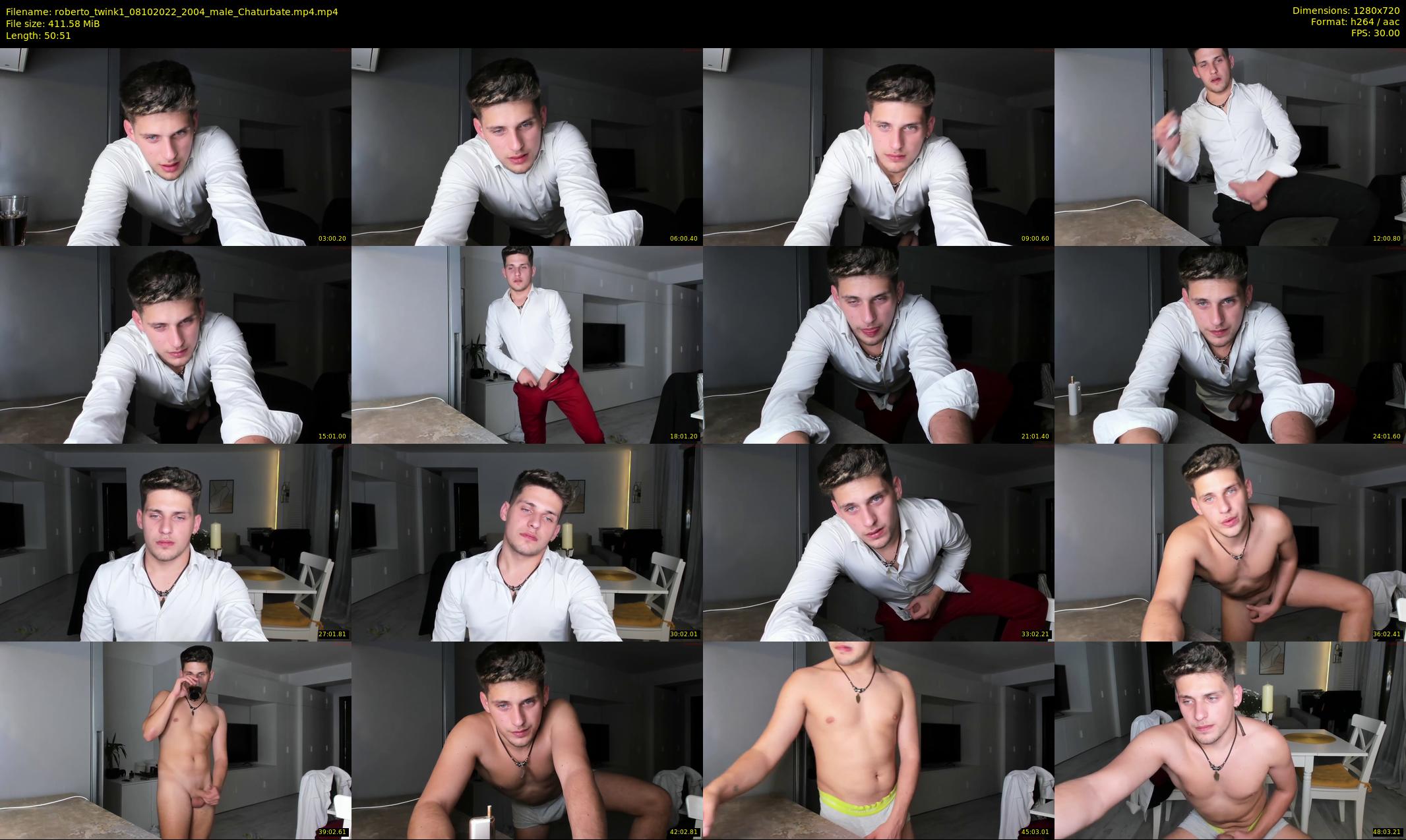 roberto_twink1 — 51 minute Chaturbate male cam show recording, 720p, Oct 8, 2022