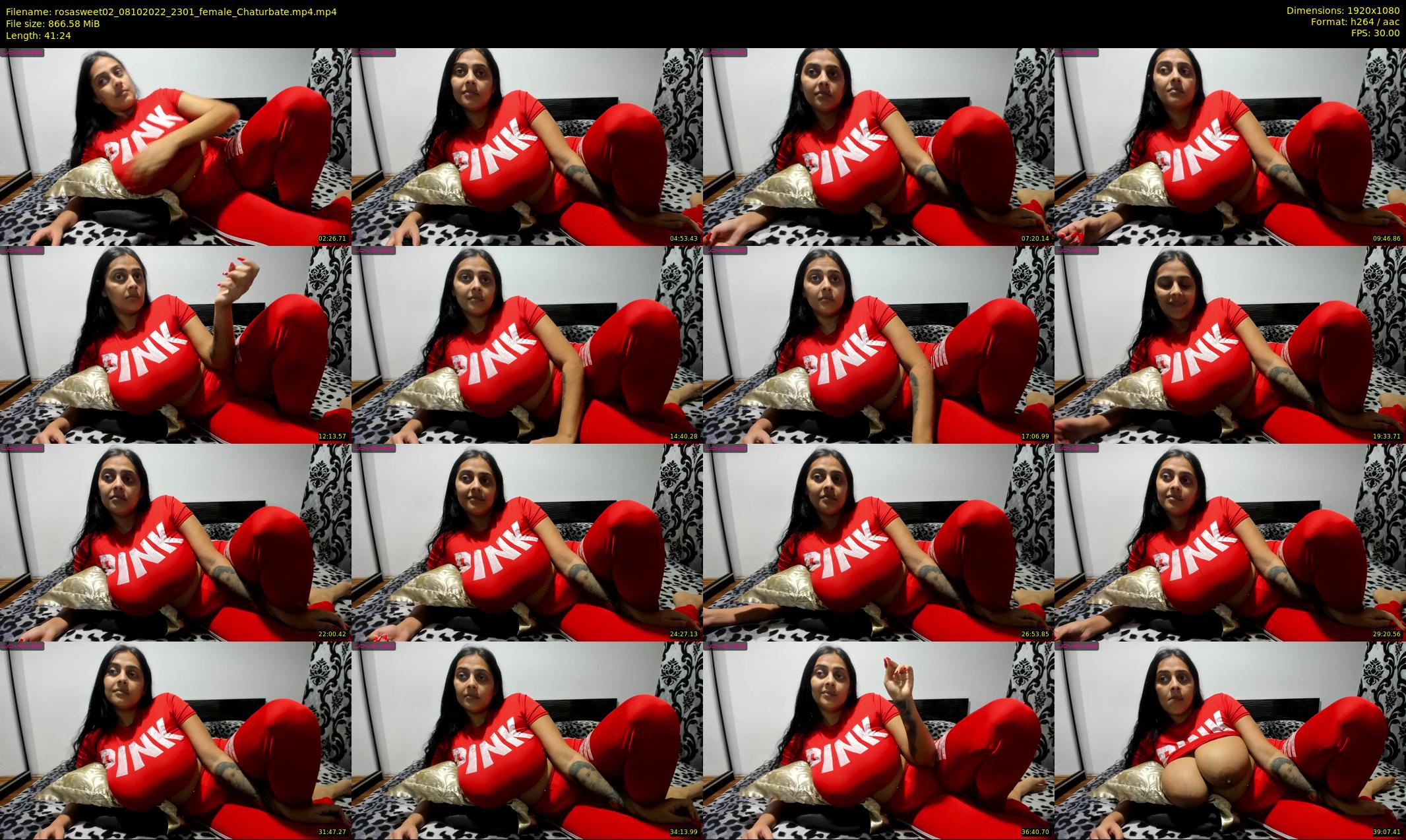 rosasweet02 — 42 minute Chaturbate female cam show recording, 1080p, Oct 8, 2022