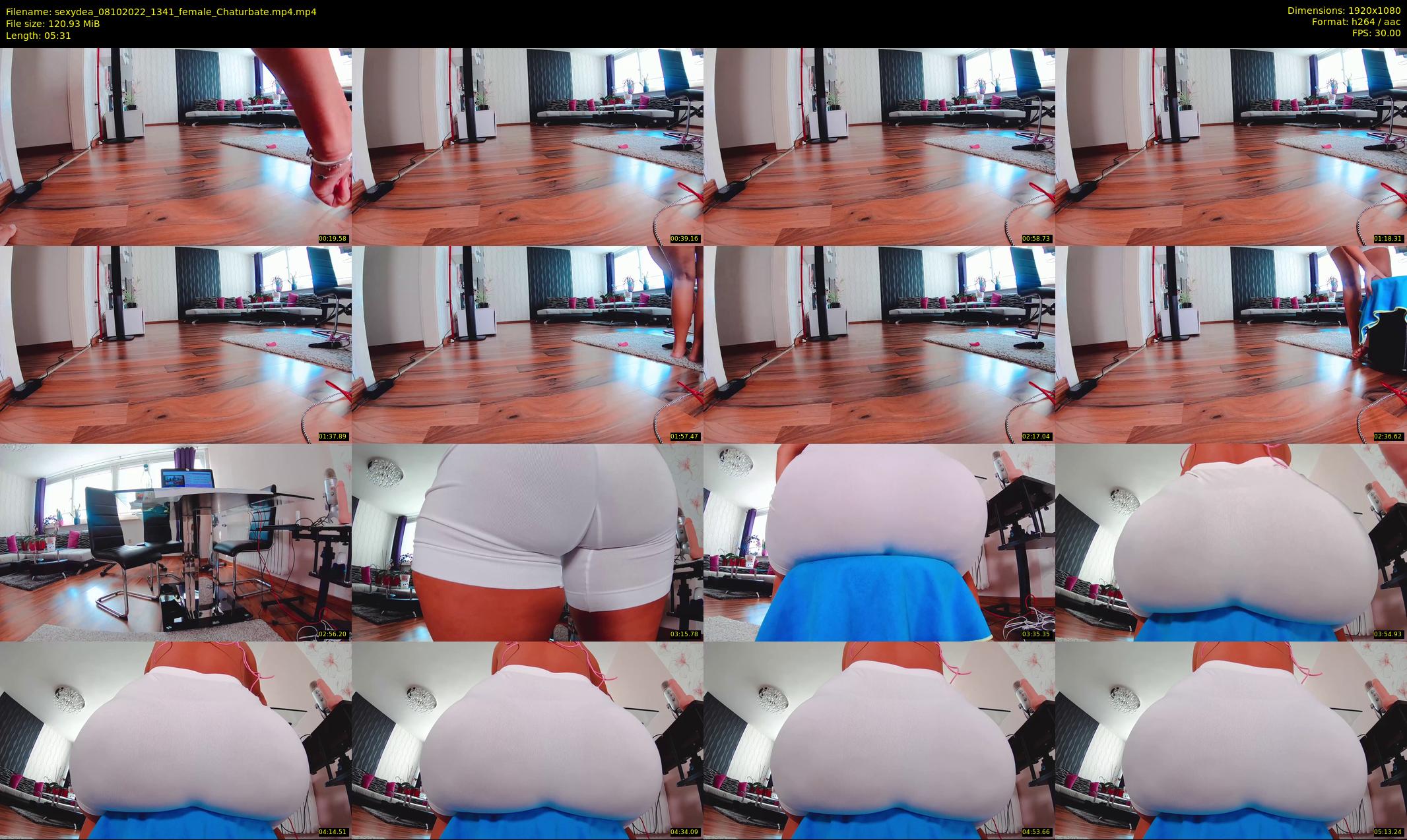 sexydea — 6 minute Chaturbate female cam show recording, 1080p, Oct 8, 2022