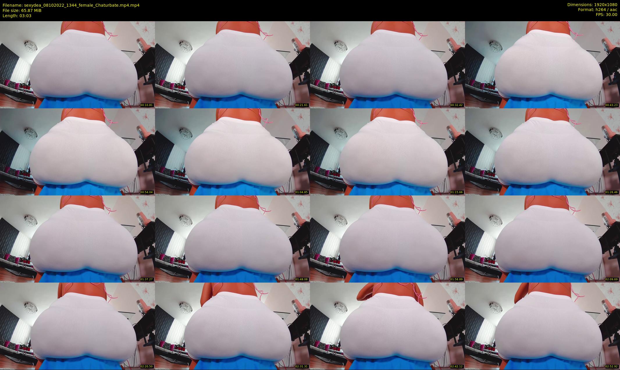 sexydea — 4 minute Chaturbate female cam show recording, 1080p, Oct 8, 2022