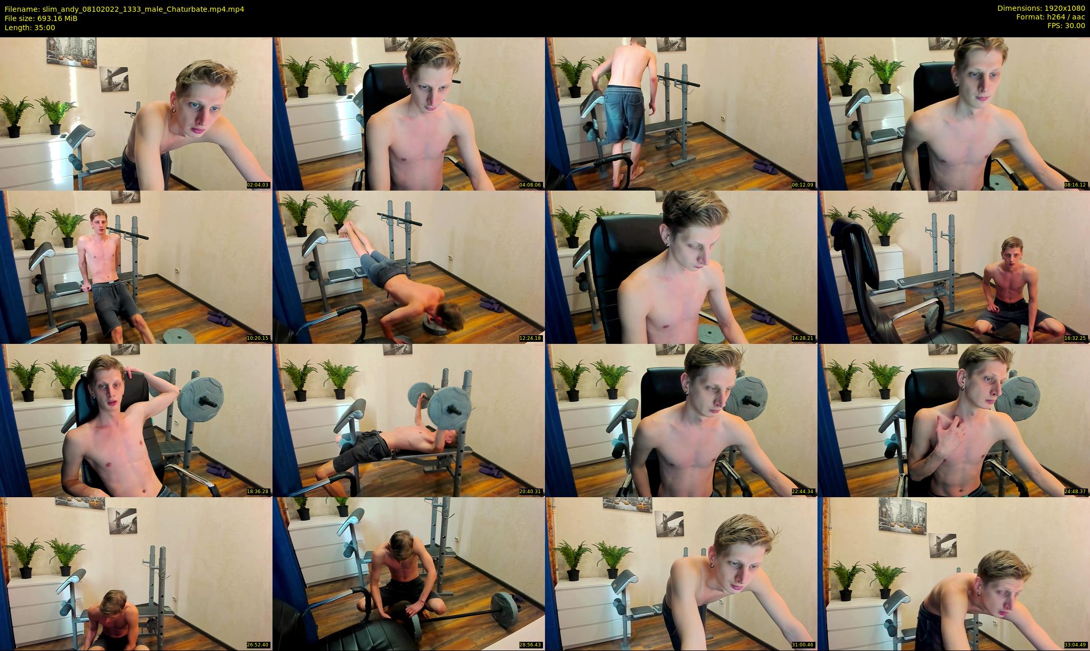 slim_andy — 35 minute Chaturbate male cam show recording, 1080p, Oct 8, 2022