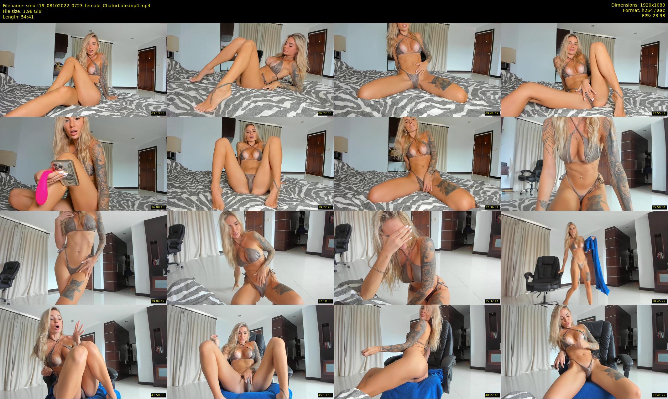 smurf19 — 55 minute Chaturbate female cam show recording, 1080p, Oct 8, 2022