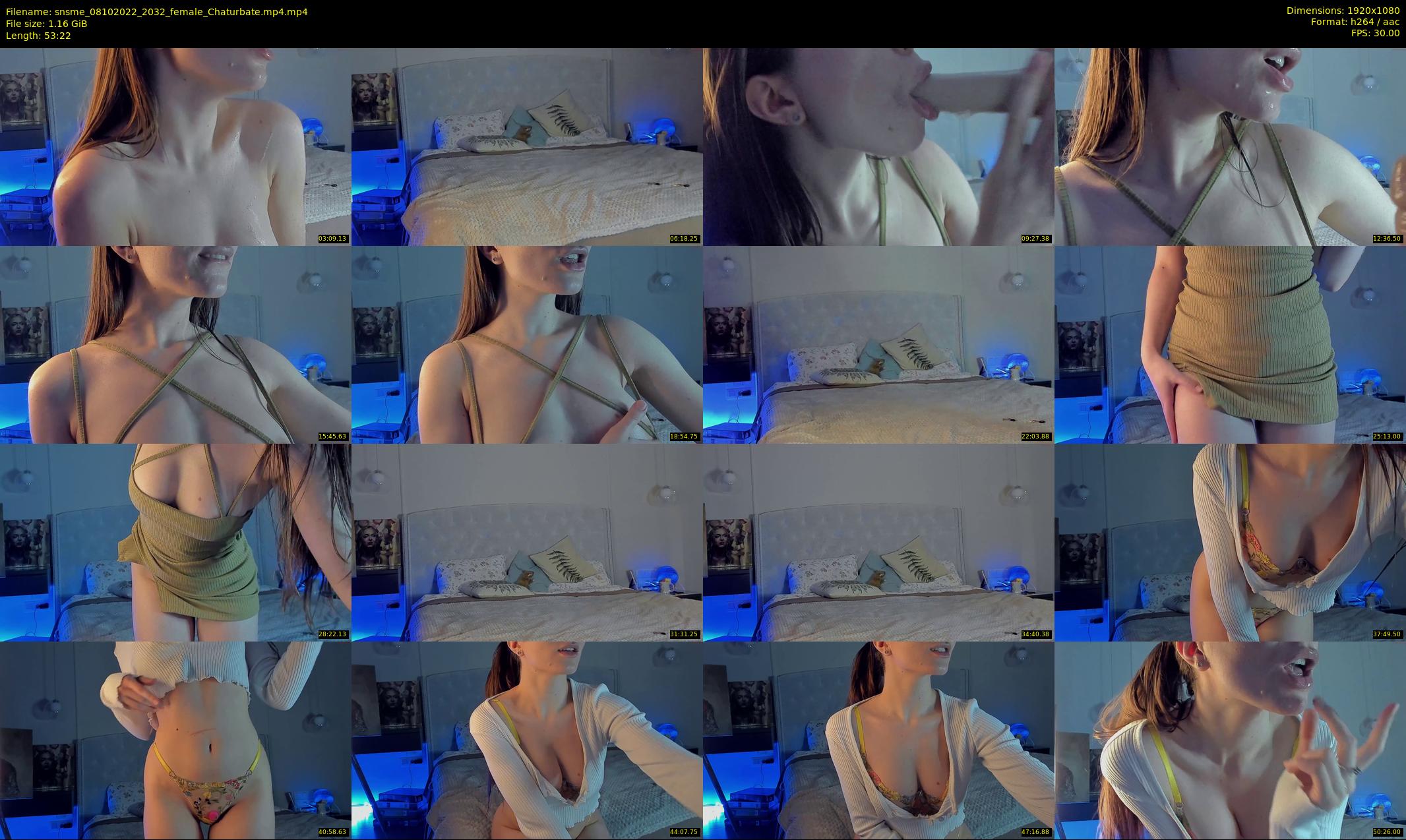 snsme — 54 minute Chaturbate female cam show recording, 1080p, Oct 8, 2022