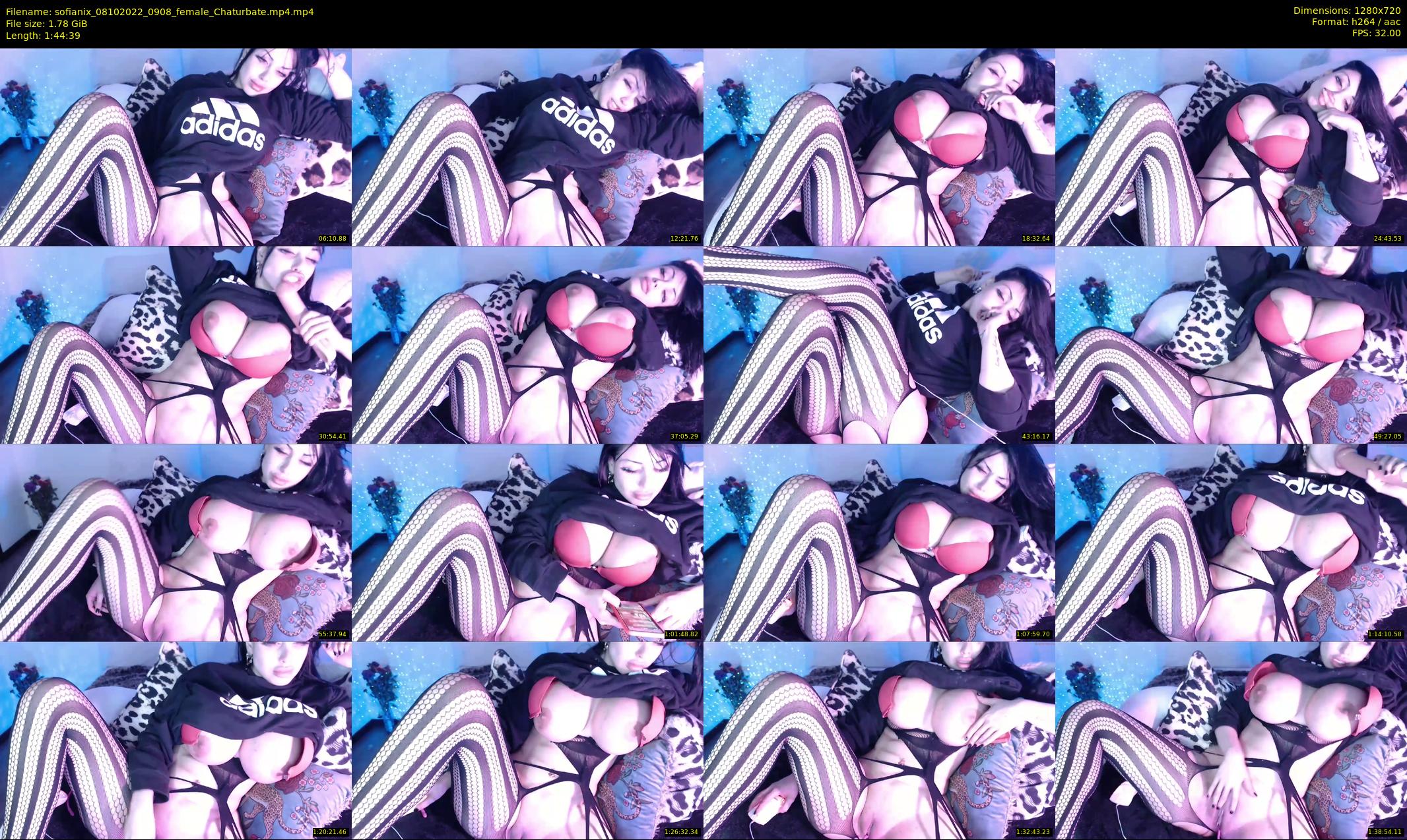 sofianix — 105 minute Chaturbate female cam show recording, 720p, Oct 8, 2022