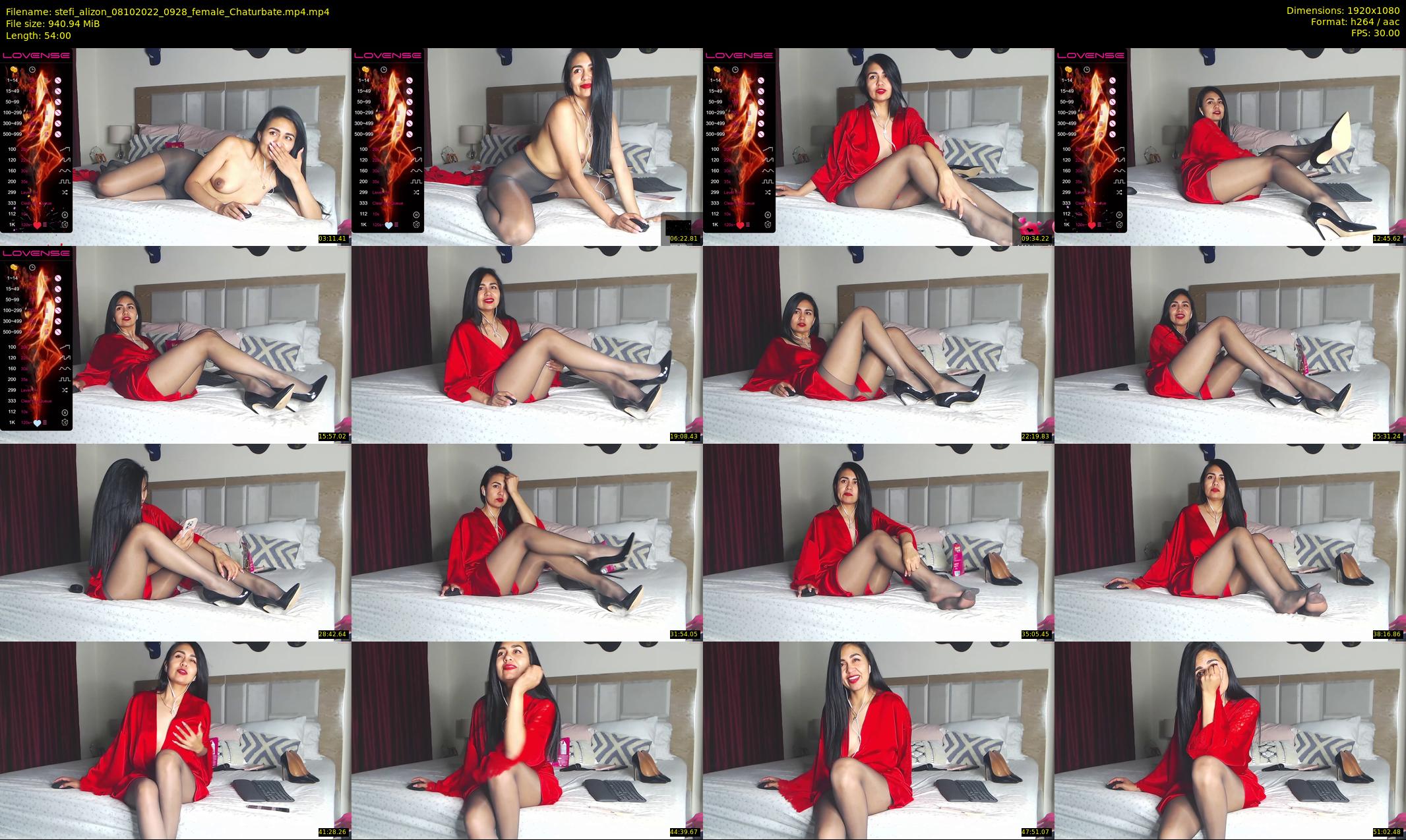 stefi_alizon — 54 minute Chaturbate female cam show recording, 1080p, Oct 8, 2022