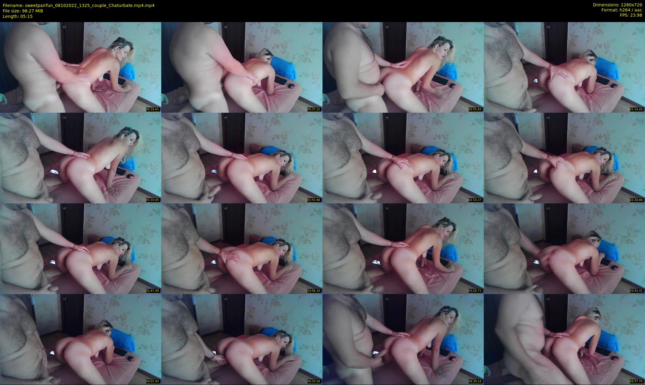 sweetpairfun — 6 minute Chaturbate couple cam show recording, 720p, Oct 8, 2022