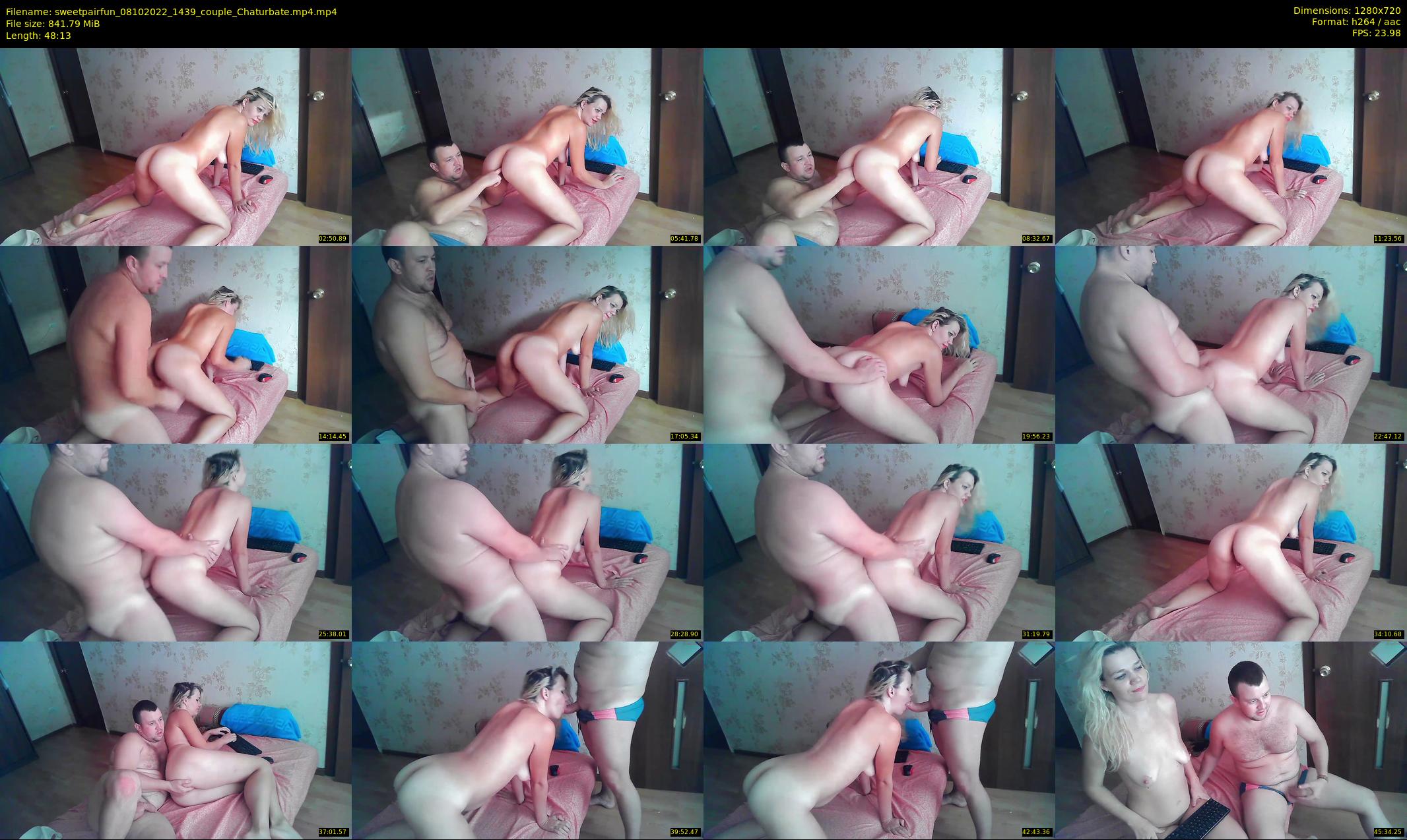 sweetpairfun — 49 minute Chaturbate couple cam show recording, 720p, Oct 8, 2022