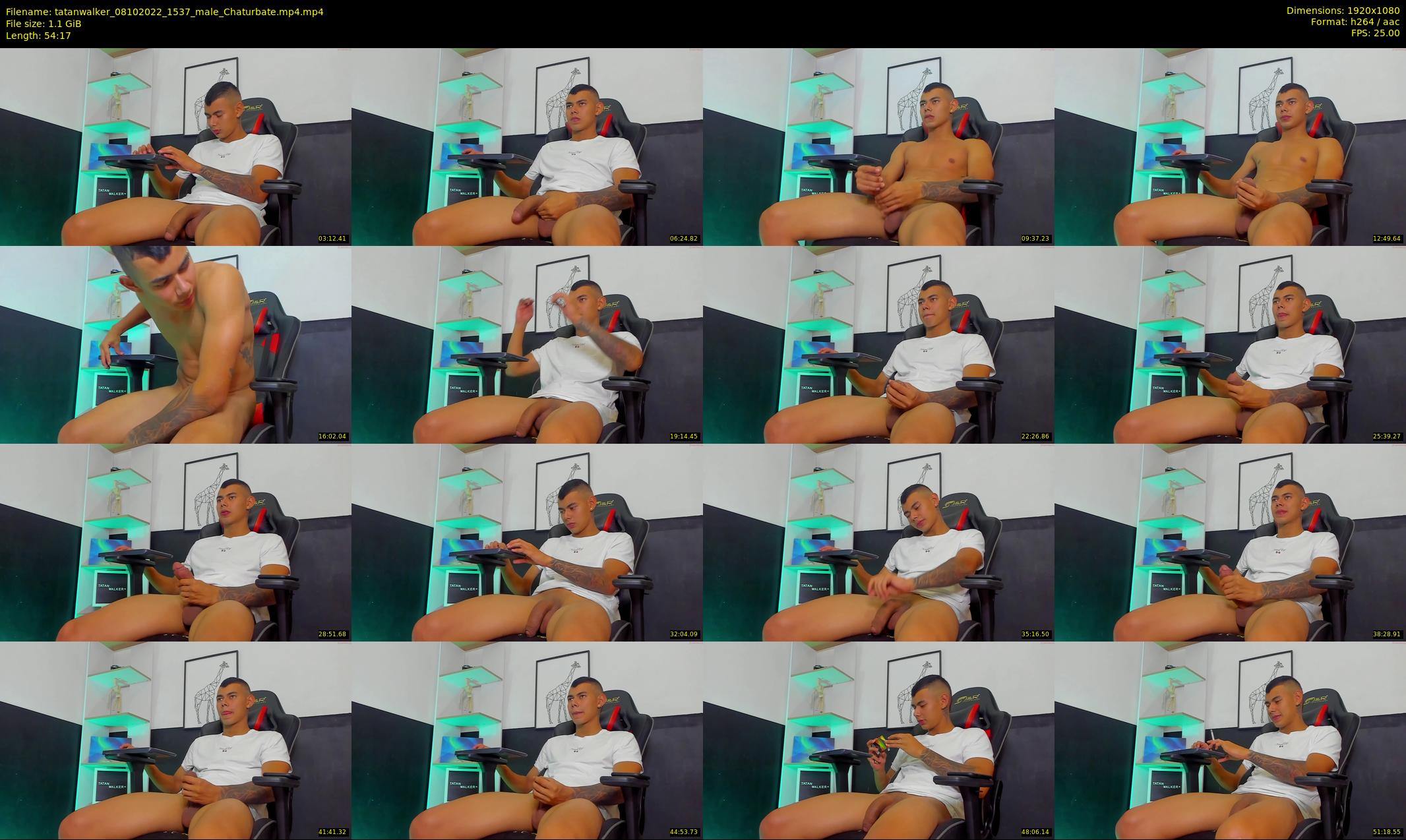 tatanwalker — 55 minute Chaturbate male cam show recording, 1080p, Oct 8, 2022