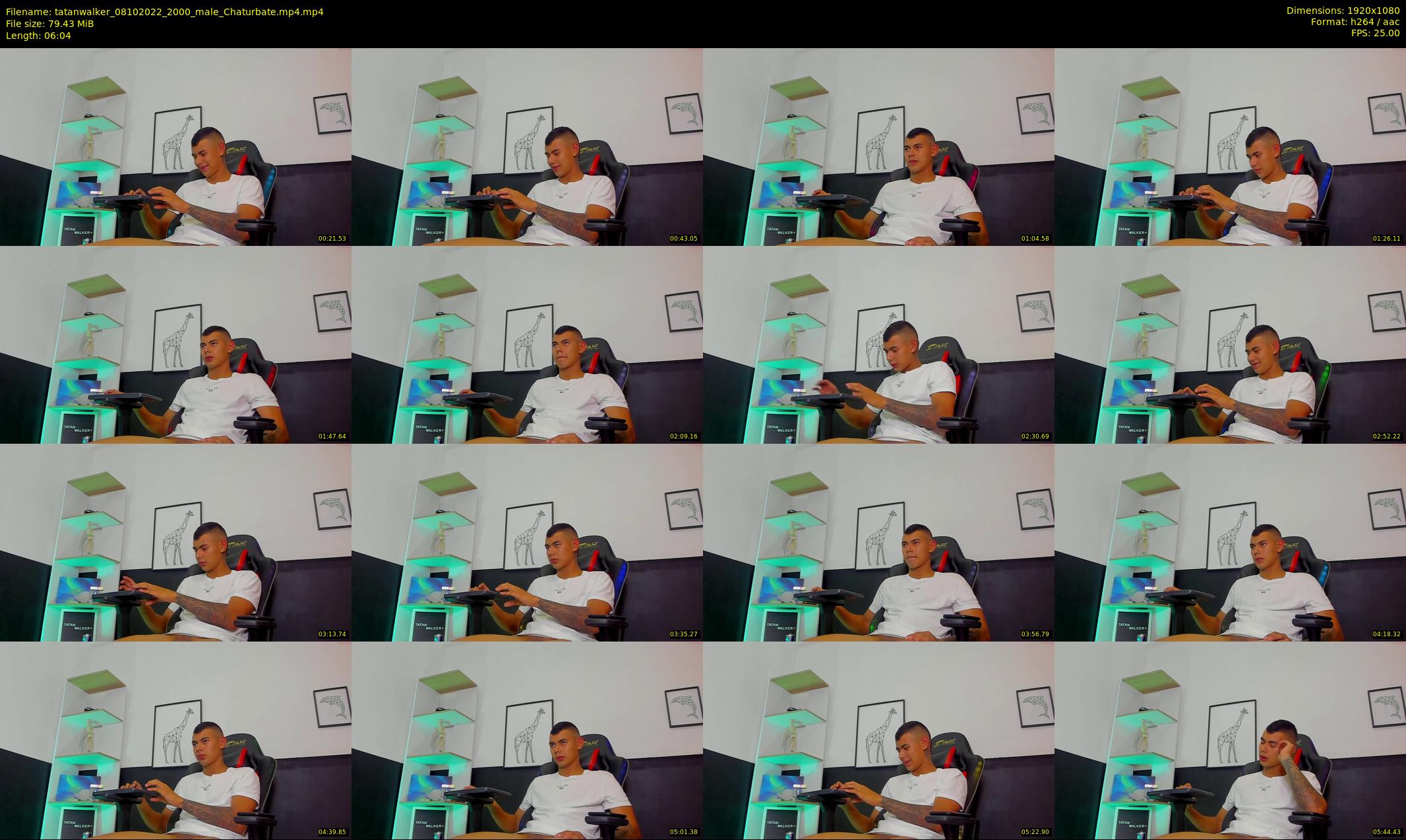 tatanwalker — 7 minute Chaturbate male cam show recording, 1080p, Oct 8, 2022