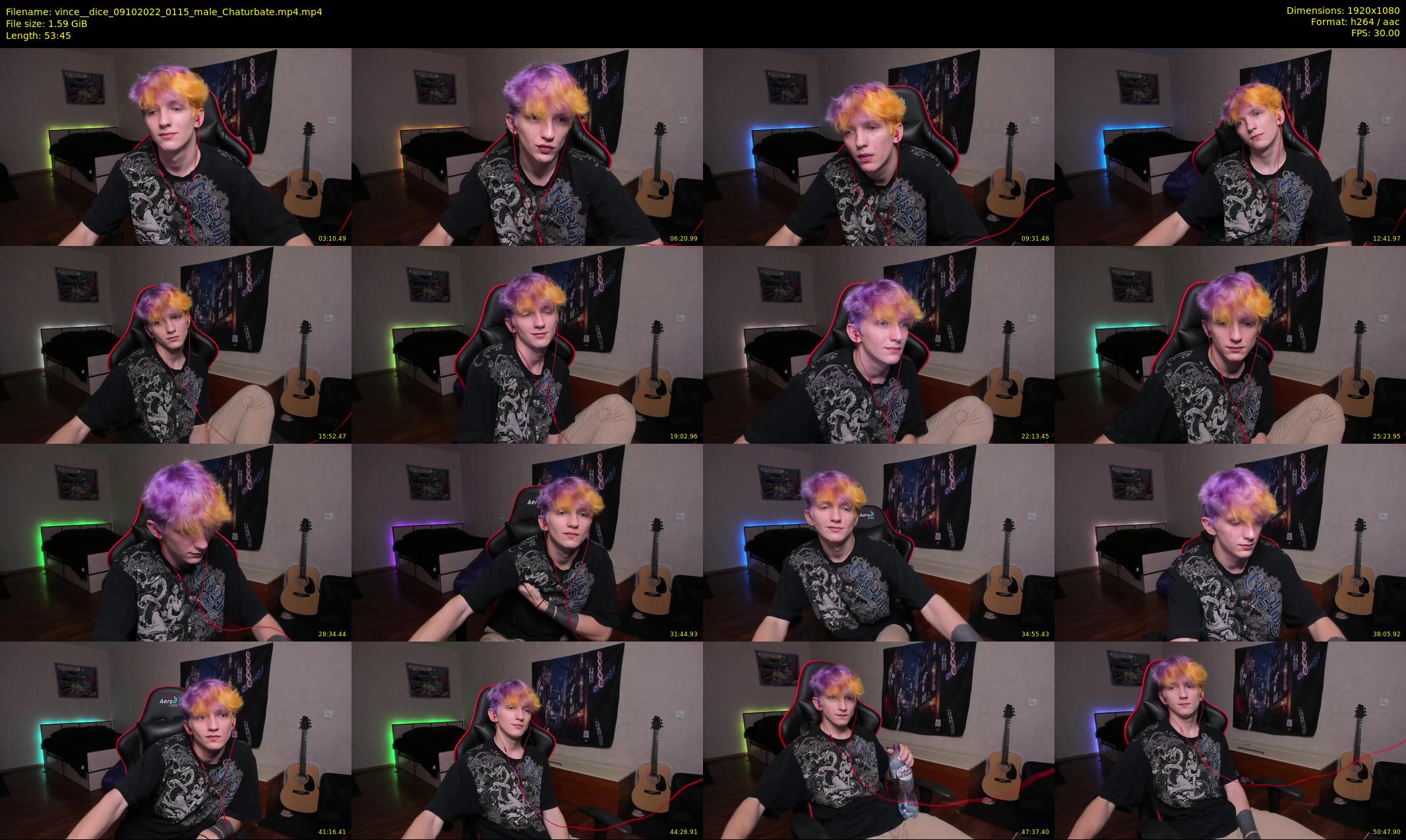 vince__dice — 54 minute Chaturbate male cam show recording, 1080p, Oct 9, 2022