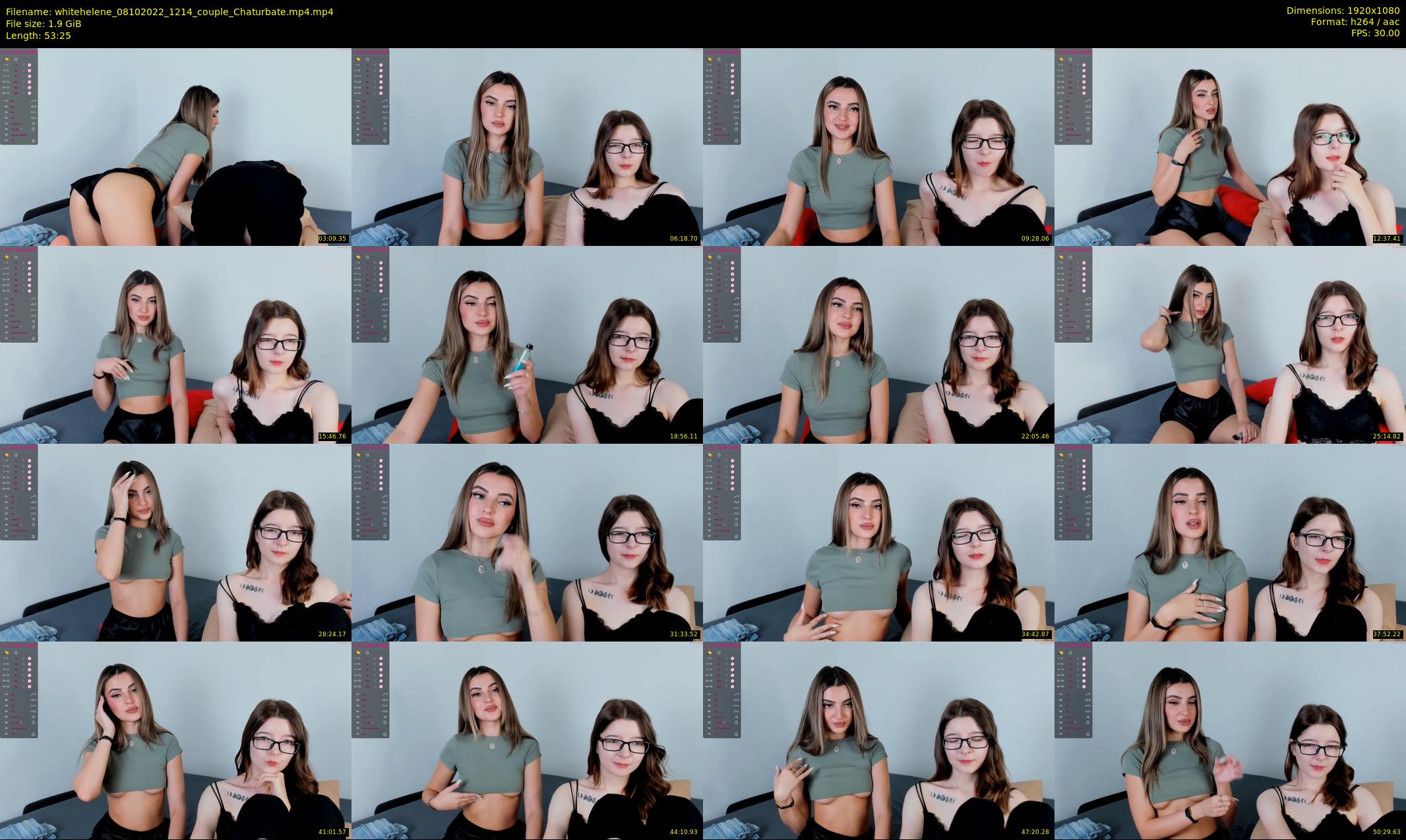 whitehelene — 54 minute Chaturbate female cam show recording, 1080p, Oct 8, 2022