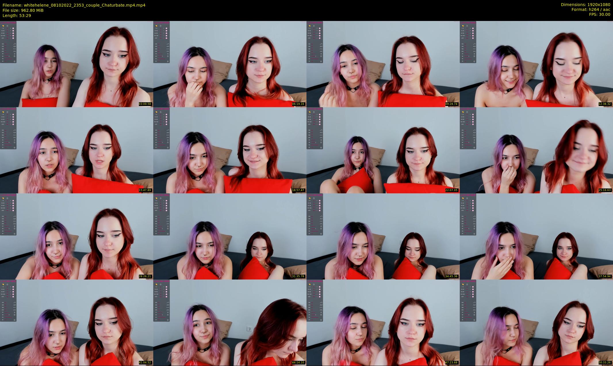 whitehelene — 54 minute Chaturbate female cam show recording, 1080p, Oct 8, 2022